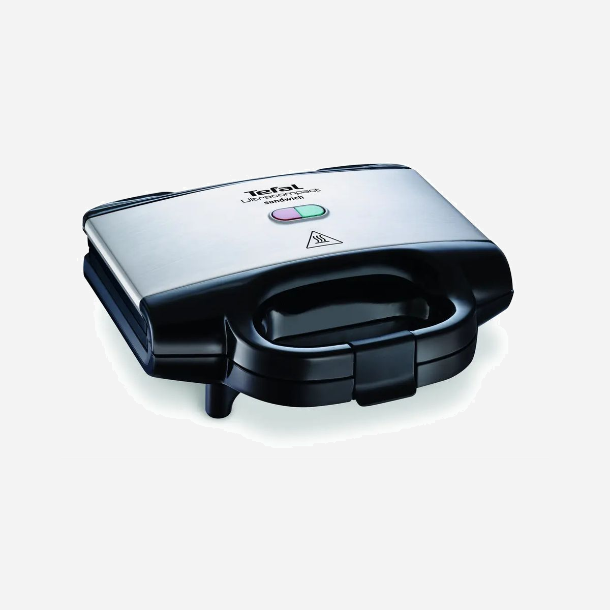 Tefal SM157236 : Gaufrier et Croque-Monsieur 700W Noir/Acier Inox, Plaques 230x130mm, Revêtement Anti-Adhésif, Thermostat, Sécurité Surchauffe - Tefal SM1572. Couleur du produit: Noir, Acier inoxydable, Voyants: Prêt, Surface de cuisson (L x P): 230 x 130 mm. Puissance: 700 W, Type de prise: Type C. Poids: 1,3 kg. Quantité: 1 pièce(s), Largeur du colis: 120 mm, Profondeur du colis: 265 mm. Pays d'origine: Chine