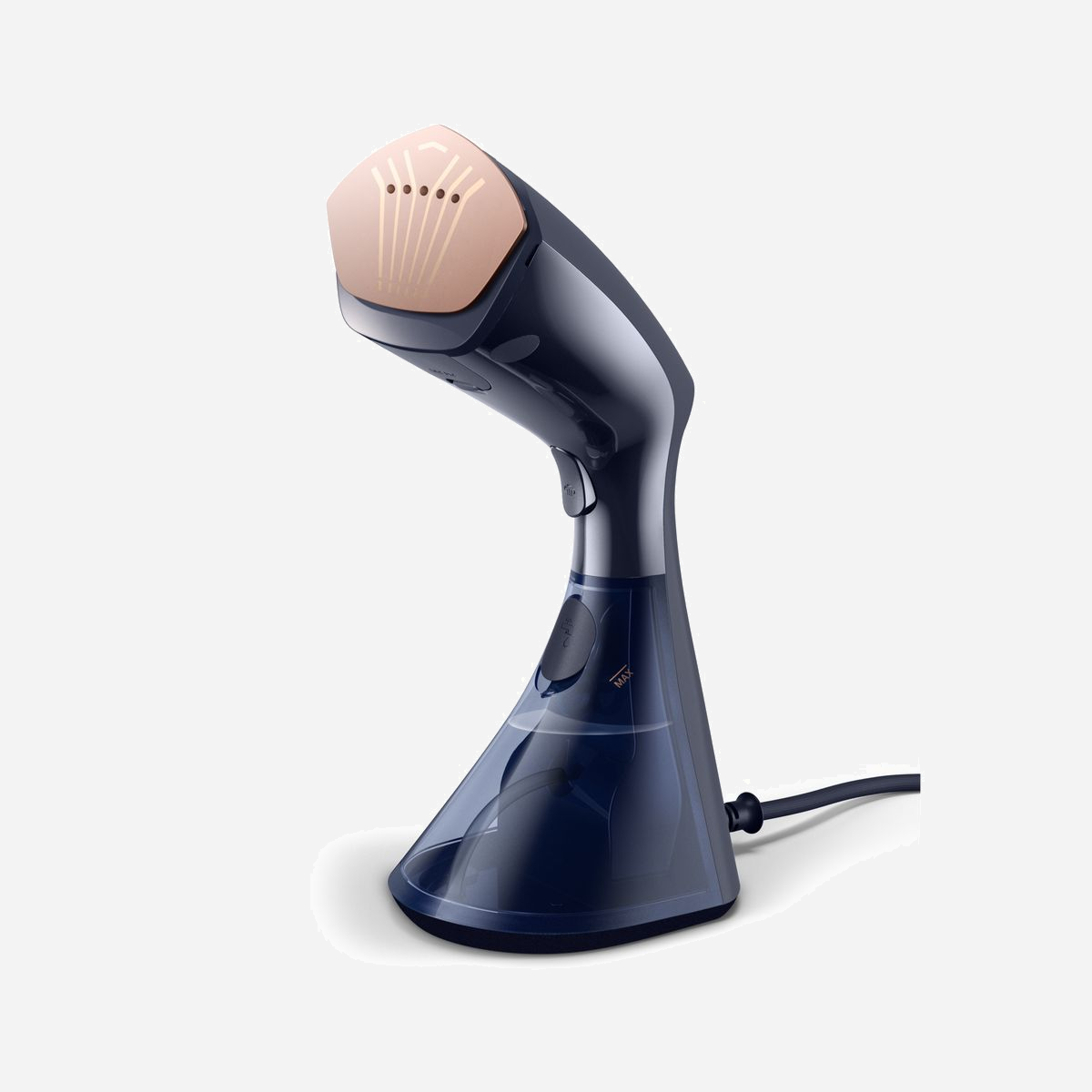 Philips Série 8000 GC810/20 Défroisseur Vertical 1600W, Réservoir 0.23L, Débit 32g/min, Temps de Chauffe 1 min, Vapeur à la Demande, Brosse Incluse - <b>Plus besoin de table à repasser !</b><br><br><br><b>Puissant et pratique, pour des résultats rapides tous les jours</b><br>Le nouveau Philips série 8000 assure un défroissage facile et rapide de votre tenue du jour, soit jusqu'à 5 vêtements par séance, sans nécessiter de table à repasser. Il convient à tous les tissus, même délicats, sans danger de lustrage ou de brûlure.