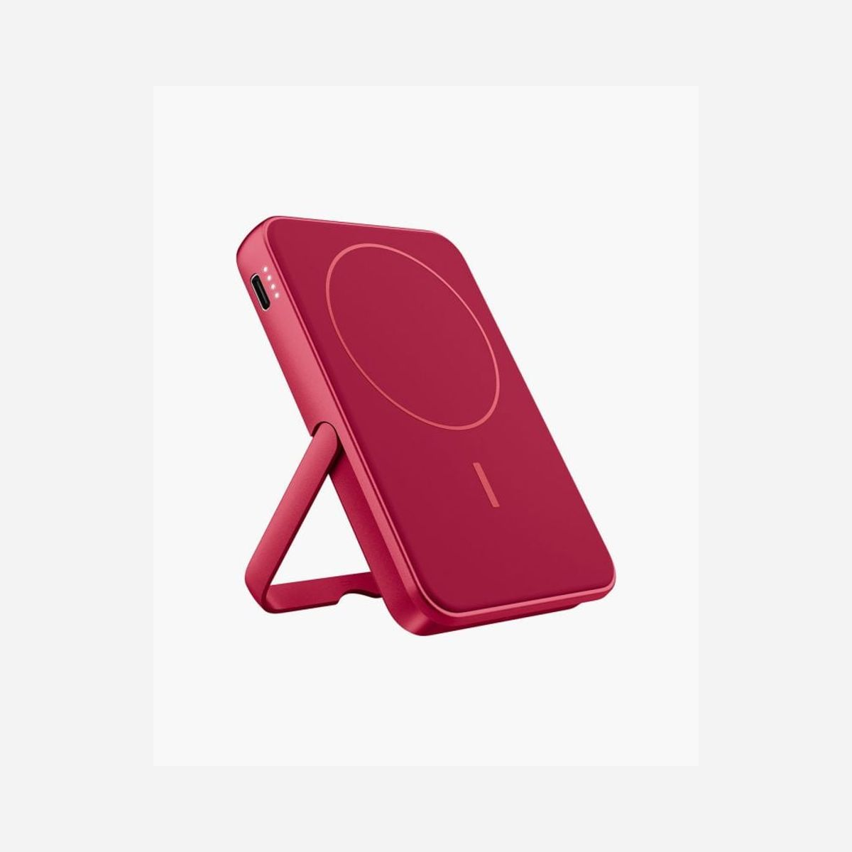 Fresh 'n Rebel 228298 Batterie Externe 5000mAh LiPo Recharge sans Fil Rouge, USB-C 20W, Charge Rapide, Protection Surcharge/Tension, Câble USB-C inclus - Fresh 'n Rebel 228298. Capacité de la batterie: 5000 mAh, Technologie batterie: Lithium Polymère (LiPo), Tension des piles: 3,85 V. Quantité de ports USB de type C: 2. Recharge sans fil. Couleur du produit: Rouge
