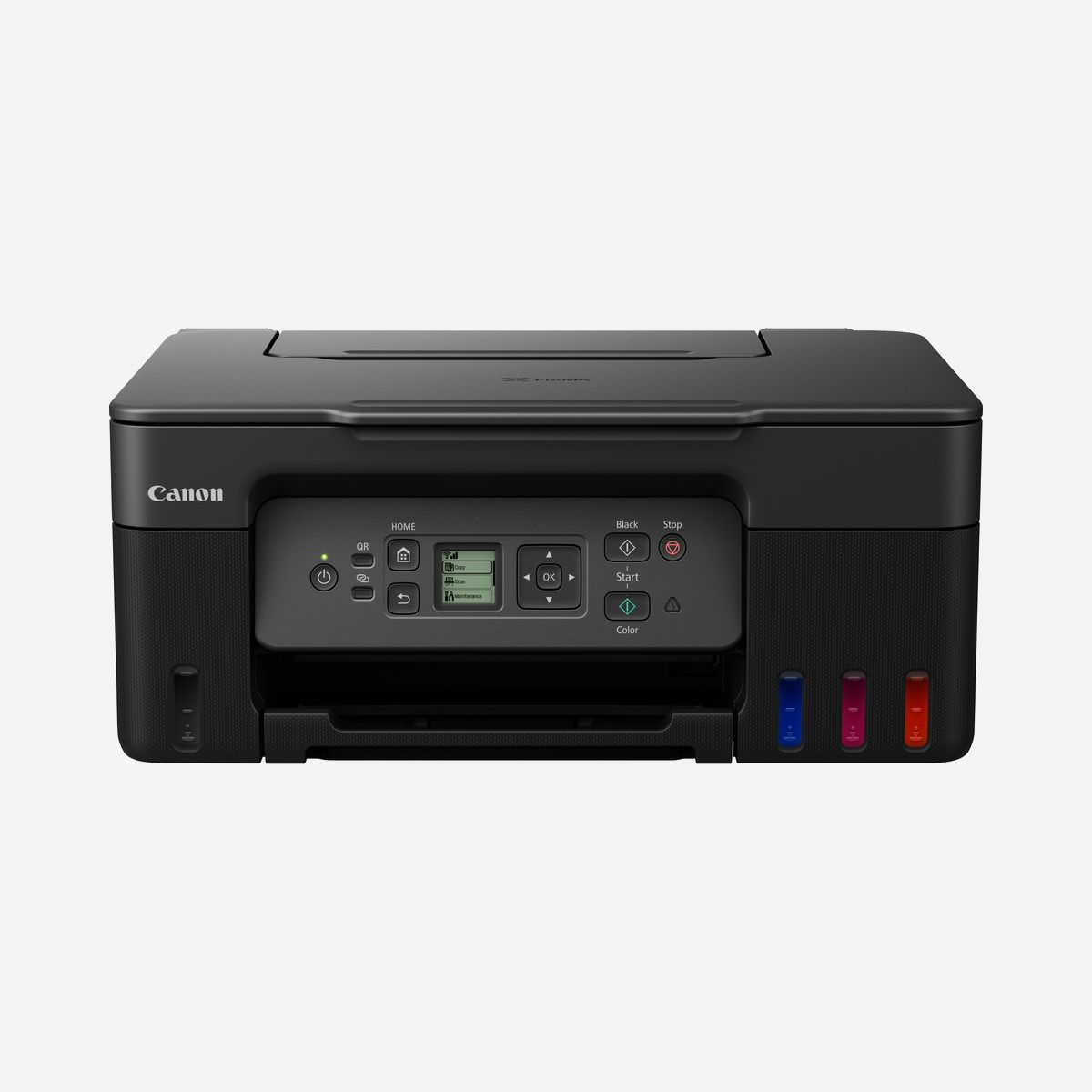 Canon PIXMA G3470 - Imprimante Jet d'encre Couleur A4 - 4800x1200 DPI, Scanner 600x1200 DPI, Wi-Fi, USB, 11 ppm Noir/6 ppm Couleur, Réservoir d'encre, Compatible Windows/macOS/Android/iOS - Canon PIXMA G3470. Technologie d'impression: Jet d'encre, Impression: Impression couleur, Résolution maximale: 4800 x 1200 DPI. Copier: Copie couleur. Numérisation: Numérisation couleur, Résolution de numérisation optique: 600 x 1200 DPI. Fonctions recto verso: Impression. Taille de papier de série A ISO maximum: A4. Wifi. Impression directe. Couleur du produit: Noir