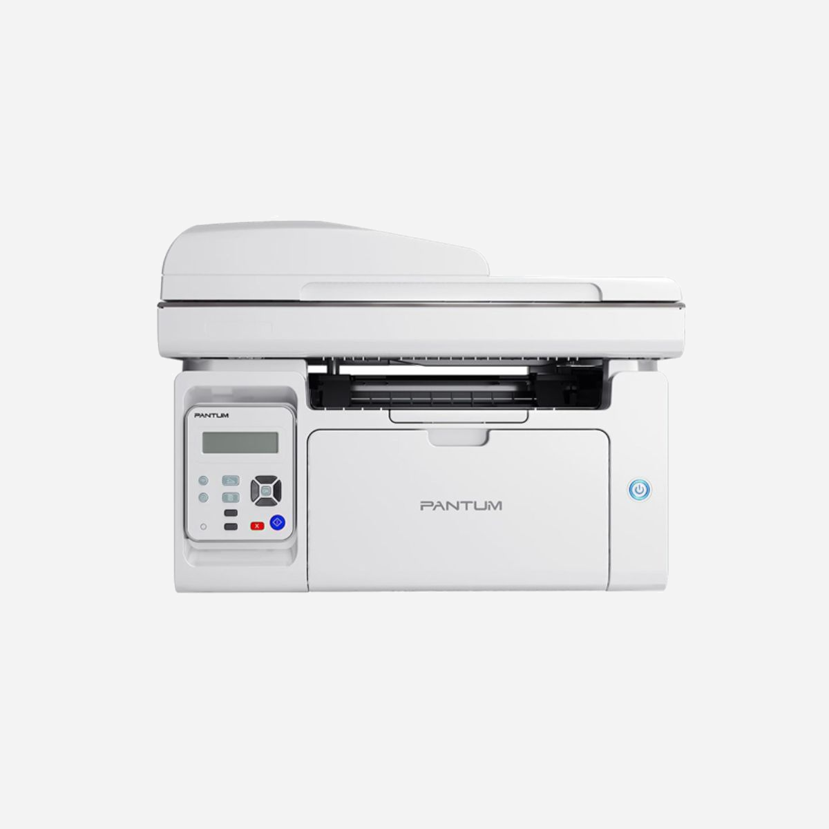 Pantum M6559NW: Multifonction Laser Monochrome A4, 1200x1200 DPI, 23 ppm, WiFi, Ethernet, Numérisation Couleur, ADF 35 feuilles, 128 Mo, GDI - Pantum M6559NW. Technologie d'impression: Laser, Impression: Impression mono, Résolution maximale: 1200 x 1200 DPI. Copier: Copie simple. Numérisation: Numérisation couleur. Taille de papier de série A ISO maximum: A4. Wifi. Couleur du produit: Gris