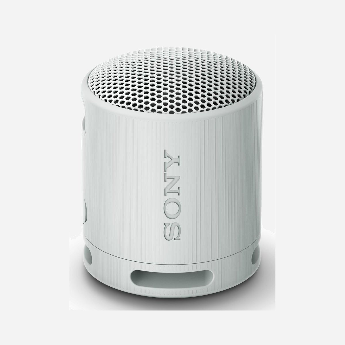 Enceinte portable mono Sony SRS-XB100H Gris - Bluetooth 5.3, profils A2DP/HFP/AAC/AVRCP/SBC, USB Type-C, IP67, autonomie 16h, 76x95x95mm, 274g - Sony SRS-XB100. Technologie de connectivité: Sans fil, Profils Bluetooth: A2DP, HFP, AAC, AVRCP, SBC, Connecteur USB: USB Type-C. Type de produit: Enceinte portable mono, Couleur du produit: Gris, Conception du produit: Cylindre. Utilisation recommandée: Universel, Formats audio pris en charge: SBC, AAC. Type de batterie: Batterie intégré, Puissance de charge requise (min): 1,6 W, Puissance de charge requise (max): 2,5 W. Poids: 274 g, Largeur: 76 mm, Profondeur: 95 mm