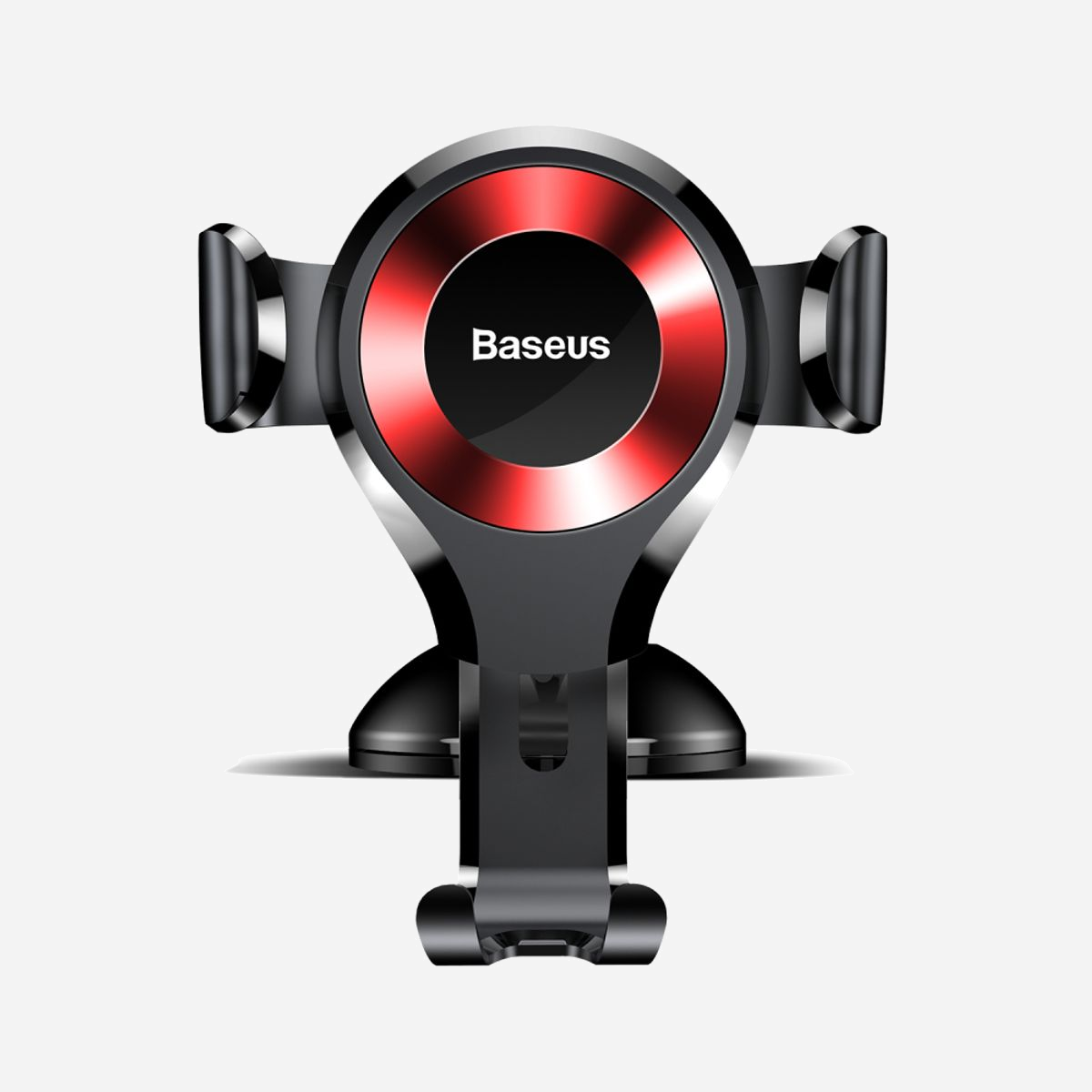 Baseus Osculum - Support Voiture Passif Aluminium/Plastique Noir/Rouge pour Mobile/Smartphone (6.3-8.8cm) Ventouse, Rotation 360° - Réf: DBPDOBKRD - Baseus Osculum. Type d'appareil mobile: Mobile/smartphone, Type: Support passif, Usage adapté: Voiture, Couleur du produit: Noir, Rouge