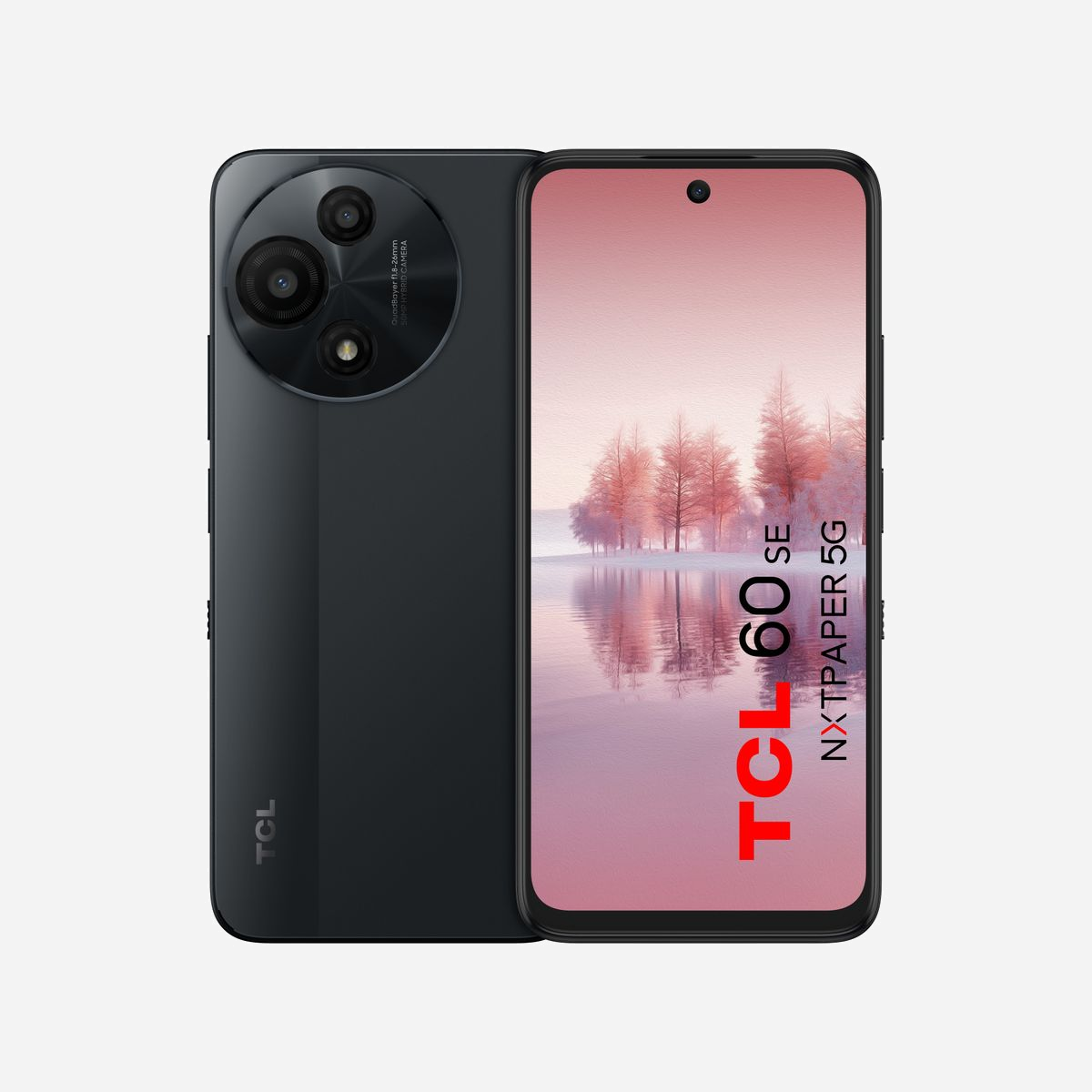 TCL 60 SE NXTPAPER 5G, Écran 6.7" NXTPAPER 720x1600, MediaTek Octa-Core 2.4GHz, 8Go RAM, 256Go, Double Caméra 50MP, Android 15, 5200mAh - TCL 60 SE NXTPAPER 5G. Taille de l'écran: 17 cm (6.7"), Résolution de l'écran: 720 x 1600 pixels. Famille de processeur: MediaTek. Capacité de la RAM: 8 Go, Capacité de stockage interne: 256 Go. Résolution de la caméra arrière (numerique): 50 MP, Type de caméra arrière: Double caméra. Système d'exploitation installé: Android 15. Capacité de la batterie: 5200 mAh. Couleur du produit: Gris. Poids: 190 g