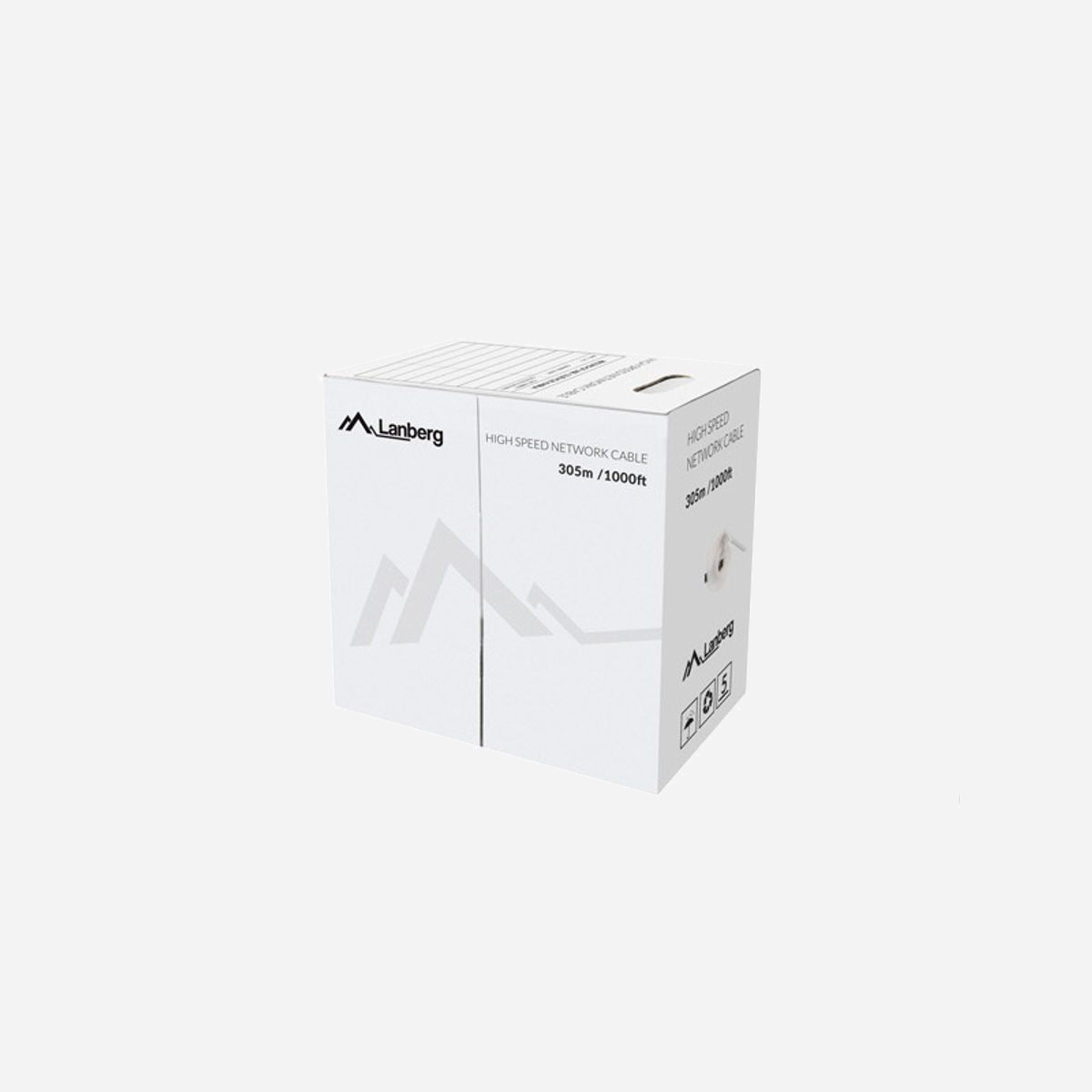 Lanberg LCU5-12CU-0305-O Câble Réseau Cat5e U/UTP (UTP) 305m Orange, PVC, 24 AWG, 100 MHz - Lanberg LCU5-12CU-0305-O. Longueur de câble: 305 m, Câble standard: Cat5e, Blindage du câble: U/UTP (UTP), Couleur du produit: Orange