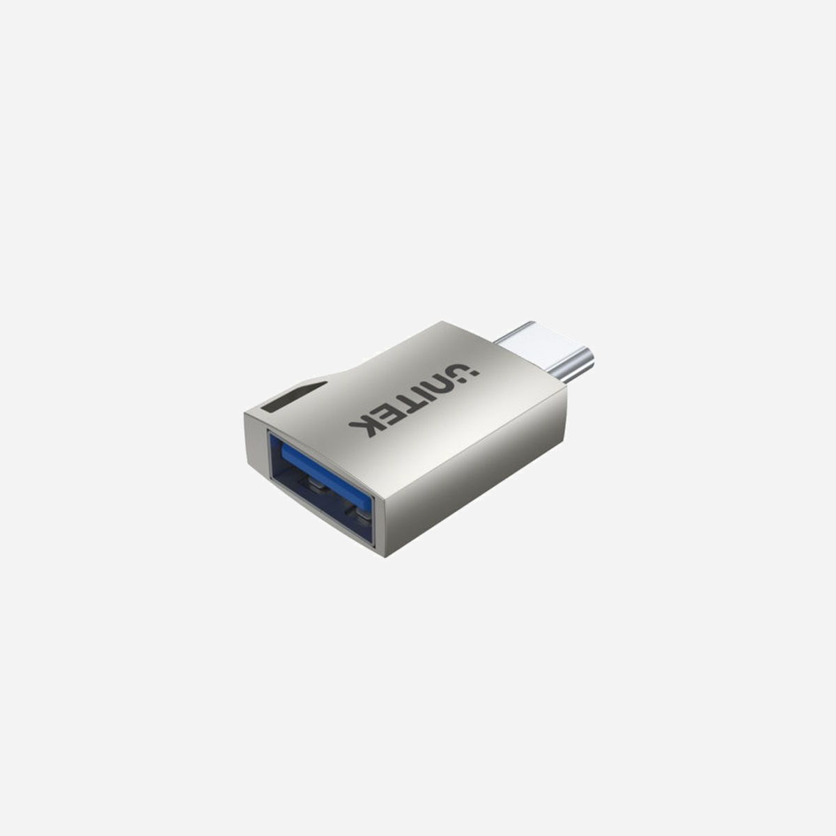 UNITEK A1025GNI Adaptateur USB-C Mâle vers USB-A Femelle Argent, Connecteurs Droit, USB 2.0/1.1, Boîtier Zinc, Longueur 0m - UNITEK A1025GNI. Connecteur 1: USB C, Connecteur 2: USB A, Longueur de câble: 0 m. Couleur du produit: Argent