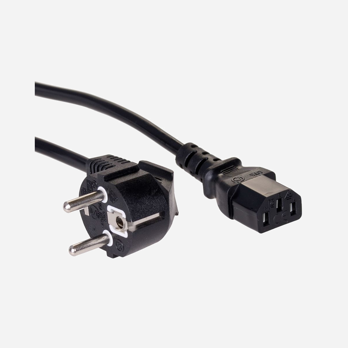 Akyga AK-PC-06C Câble d'Alimentation 3m CEE7/7 vers IEC C13 250V/10A Noir, Conformité CE, RoHS, REACH pour ATX, ITX, et appareils IEC C13 - Akyga AK-PC-06C. Longueur de câble: 3 m, Connecteur 1: CEE7/7, Connecteur 2: IEC C13. Tension d'entrée: 250 V