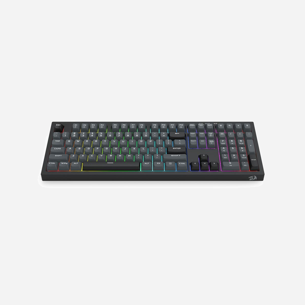 REDRAGON K518-RGB-GB Crux - Clavier USB Noir, Membrane, Anti-ghosting, Câble 1.5m, Compatible Windows/Mac/Linux, Dimensions 451x145x36mm - REDRAGON K518-RGB-GB Crux. Technologie de connectivité: Avec fil, Interface de l'appareil: USB, Interrupteur à clé de clavier: Clavier à membrane. Longueur de câble: 1,5 m. Couleur du produit: Noir