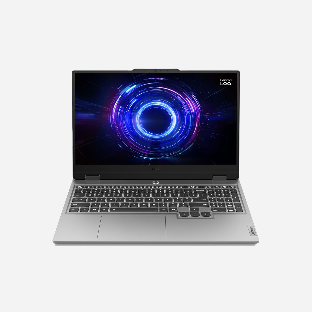 Lenovo LOQ 15IRX10 - Intel Core i5-13450HX, 15.6" FHD IPS 144Hz, 16GB DDR5 4800MHz, 512GB SSD NVMe PCIe 4.0, NVIDIA GeForce RTX 5050 8GB GDDR7, Windows 11 Home - Lenovo LOQ 15IRX10. Type de produit: Ordinateur portable, Format: Clapet. Famille de processeur: Intel® Core™ i5, Modèle de processeur: i5-13450HX. Taille de l'écran: 39,6 cm (15.6"), Type HD: Full HD, Résolution de l'écran: 1920 x 1080 pixels. Mémoire interne: 16 Go, Type de mémoire interne: DDR5-SDRAM. Capacité totale de stockage: 512 Go, Supports de stockage: SSD. Modèle d'adaptateur graphique inclus: Intel® UHD Graphics, Modèle d'adaptateur graphique distinct: NVIDIA GeForce RTX 5050. Système d'exploitation installé: Windows 11 Home. Couleur du produit: Gris