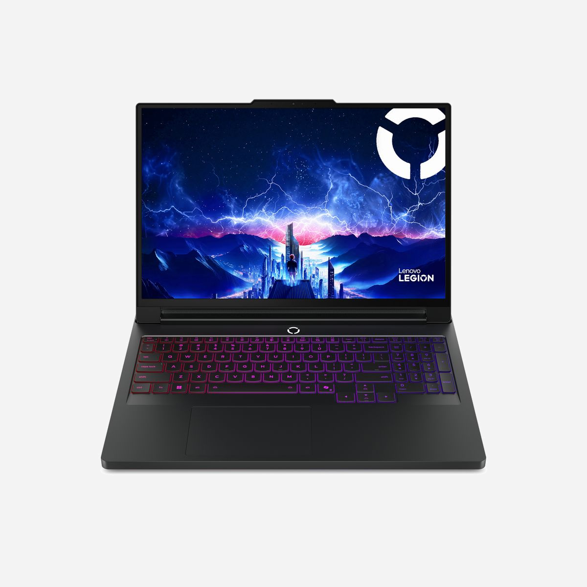 Lenovo Legion Pro 7 16IAX10H Intel Core Ultra 9 275HX, 64Go DDR5, 1To SSD, NVIDIA GeForce RTX 5080, Écran 16" WQXGA 240Hz, Wi-Fi 7, Eclipse Black - Lenovo Legion Pro 7 16IAX10H. Type de produit: Ordinateur portable, Format: Clapet. Famille de processeur: Intel Core Ultra 9, Modèle de processeur: 275HX. Taille de l'écran: 40,6 cm (16"), Type HD: WQXGA, Résolution de l'écran: 2560 x 1600 pixels. Mémoire interne: 64 Go, Type de mémoire interne: DDR5-SDRAM. Capacité totale de stockage: 1 To, Supports de stockage: SSD. Modèle d'adaptateur graphique inclus: Intel Graphics, Modèle d'adaptateur graphique distinct: NVIDIA GeForce RTX 5080. Couleur du produit: Noir. Poids: 2,57 kg