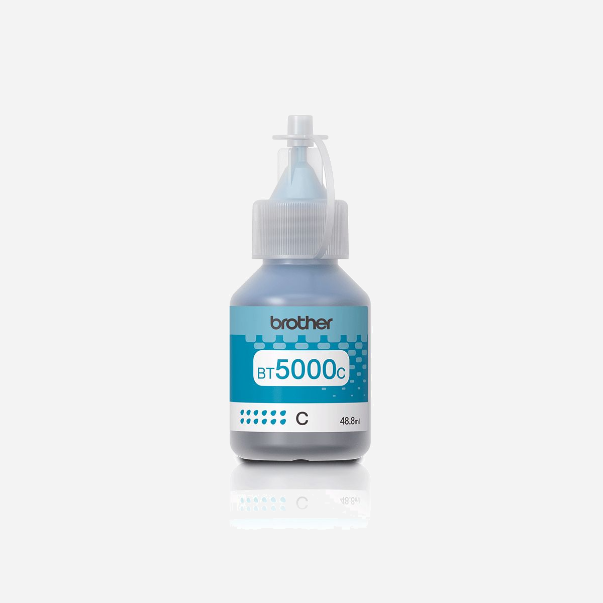 Brother BT5000C Cartouche d'encre Bleu Pigmentée Originale - Rendement Extra Élevé 5000 pages - Jet d'encre - Compatibilité DCPT/MFCT Series - Brother BT5000C. Type d’encre de couleur: Encre à pigments, Type de cartouche d'encre: Rendement extra (super) élevé, Rendement par page d'encre de couleur: 5000 pages, Couleurs d'impression: Bleu