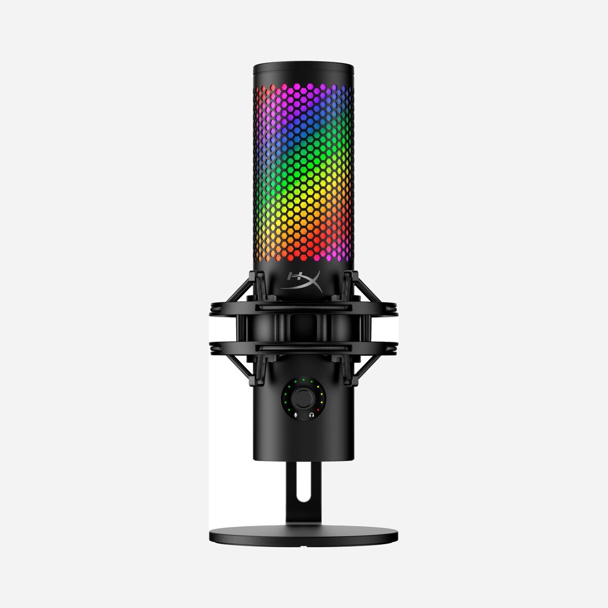 HyperX QuadCast 2 S - Microphone USB Noir, 20-20000Hz, -8dB, Impédance 1 Ohm, LED, Câble 3m, SNR 90dB, Compatible Windows, macOS - HyperX QuadCast 2 S – Microphone USB (noir). Type: Microphone de table, Sensibilité du microphone: -8 dB, Fréquence du microphone: 20 - 20000 Hz. Technologie de connectivité: Avec fil, Interface de l'appareil: USB. Couleur du produit: Noir, Longueur de câble: 3 m, Pays d'origine: Chine. Rapport signal-sur-bruit: 90 dB. Source d'alimentation: USB
