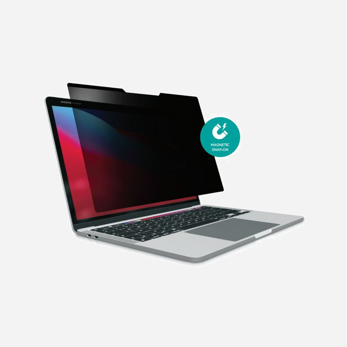 eSTUFF GLBMMB16 Filtre de confidentialité 16" (40.6cm) avec cadre, Anti-reflet, Privacy Orientation Paysage, PET, Compatible MacBook Pro (2019) - eSTUFF GLBMMB16. Taille maximale de l’écran: 40,6 cm (16"). Format d'image: 16:10. Convient pour: Ordinateur portable, Type: Filtre de confidentialité d’écran avec cadre. Finition de surface: Brillante/mate. Poids: 150 g