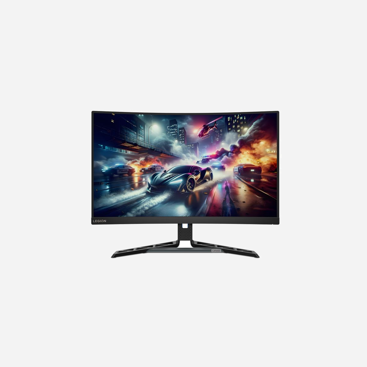 Lenovo Legion R27qc-30 Écran PC 27" Quad HD (2560x1440) LED VA 180Hz, 4ms MPRT, AMD FreeSync, HDMI 2.1/DP 1.4, Noir Raven Black - Lenovo Legion R27qc-30. Taille de l'écran: 68,6 cm (27"), Résolution de l'écran: 2560 x 1440 pixels, Type HD: Quad HD, Technologie d'affichage: LED, Temps de réponse: 4 ms, Format d'image: 16:9, Angle de vision horizontal: 160°, Angle de vision vertical: 178°. Haut-parleurs intégrés. Montage VESA, Réglage de la hauteur. Couleur du produit: Noir