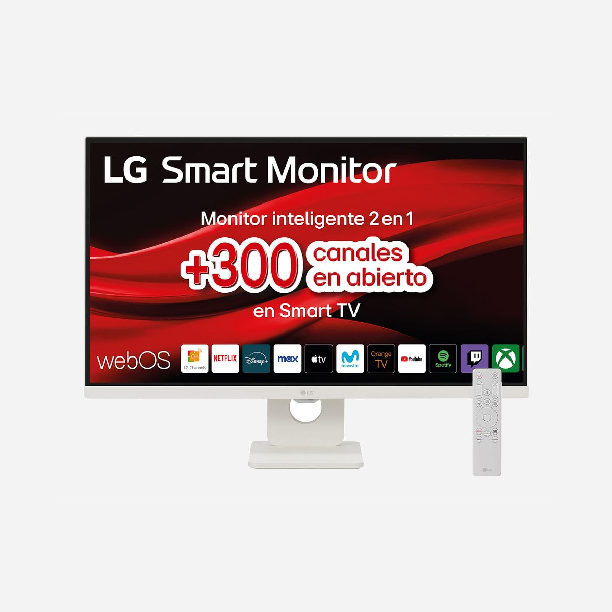 LG 27U731SA-W Écran LCD 27" 4K Ultra HD (3840x2160) IPS, 5ms, 350cd/m², DCI-P3 90%, HDMI 2.0, USB-C 65W, webOS, Blanc - LG 27U731SA-W. Taille de l'écran: 68,6 cm (27"), Résolution de l'écran: 3840 x 2160 pixels, Type HD: 4K Ultra HD, Technologie d'affichage: LCD, Temps de réponse: 5 ms, Format d'image: 16:9, Angle de vision horizontal: 178°, Angle de vision vertical: 178°. Haut-parleurs intégrés. Concentrateur USB intégré. Montage VESA. Couleur du produit: Blanc