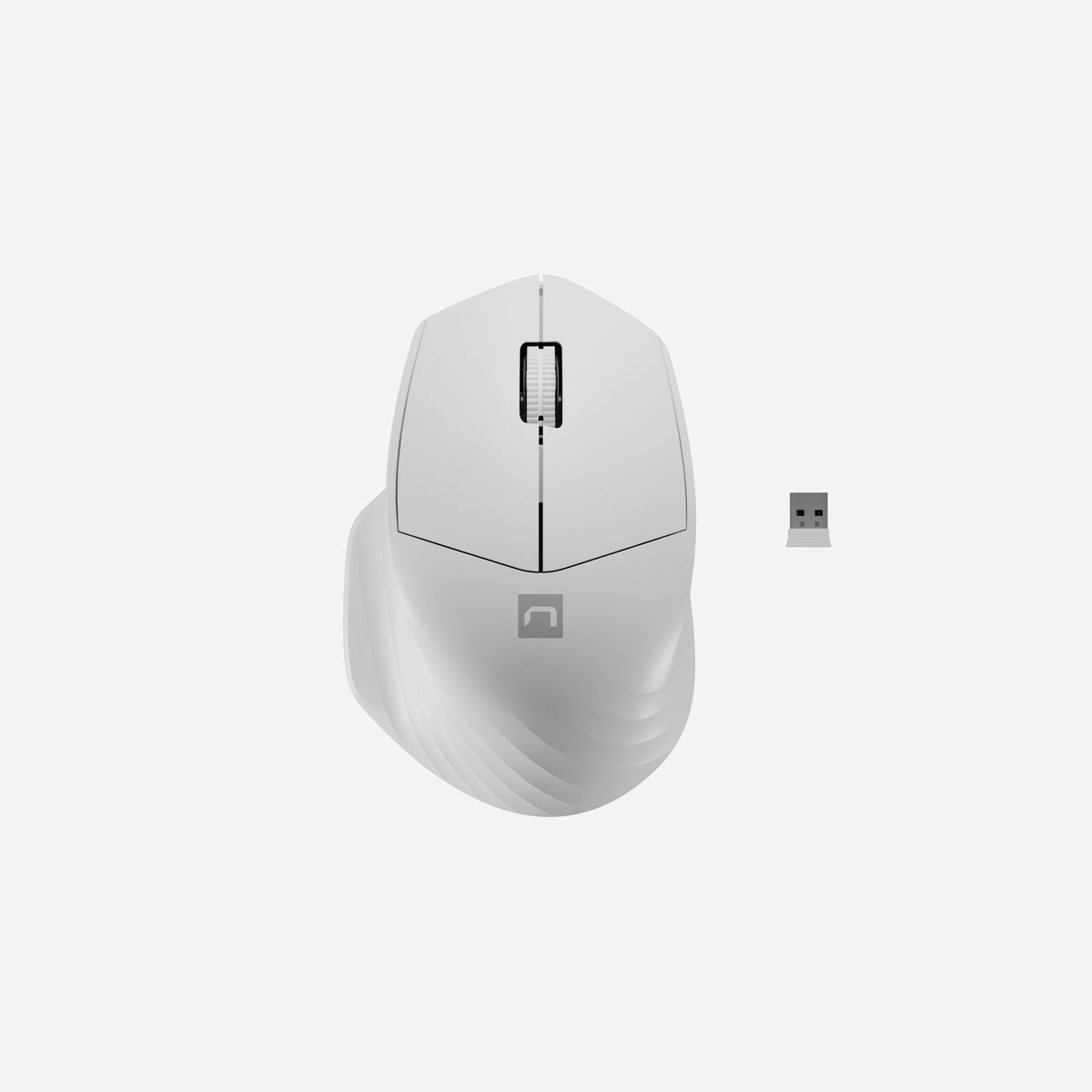 NATEC Siskin 2 Souris Optique Bluetooth 5.0 1600 DPI 3 Boutons Programmables Droitier Blanc - Portée 10m - Pile AA Incluse - NATEC Siskin 2. Format: Droitier. Technologie de détecteur de mouvement: Optique, Interface de l'appareil: Bluetooth, Résolution en mouvement: 1600 DPI, Type de boutons: Boutons poussoirs, Quantité de boutons programmables: 3, Type Scroll: Roue. Source d'alimentation: Piles. Couleur du produit: Blanc