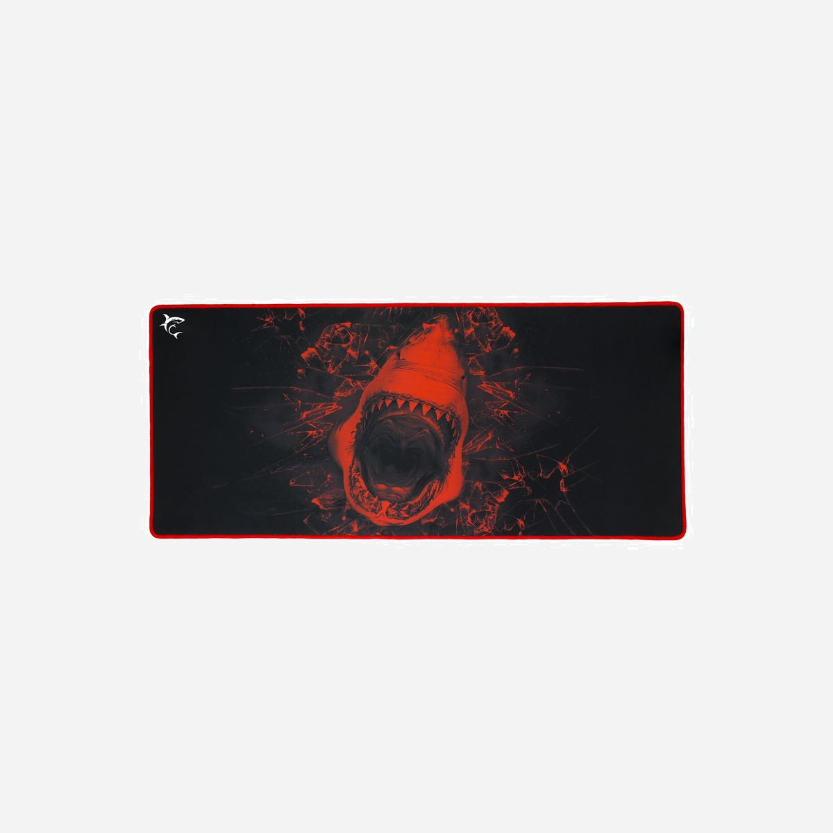 White Shark GMP-1899 SKYWALKER XL Tapis de souris Gaming 800x350mm, Surface Image, Noir/Rouge, Caoutchouc/Textile, Épaisseur 3mm - White Shark GMP-1899 SKYWALKER XL. Largeur: 800 mm, Profondeur: 350 mm. Couleur du produit: Noir, Rouge, Coloration de surface: Image, Matériel: Caoutchouc, Textile, Tapis de souris de jeu