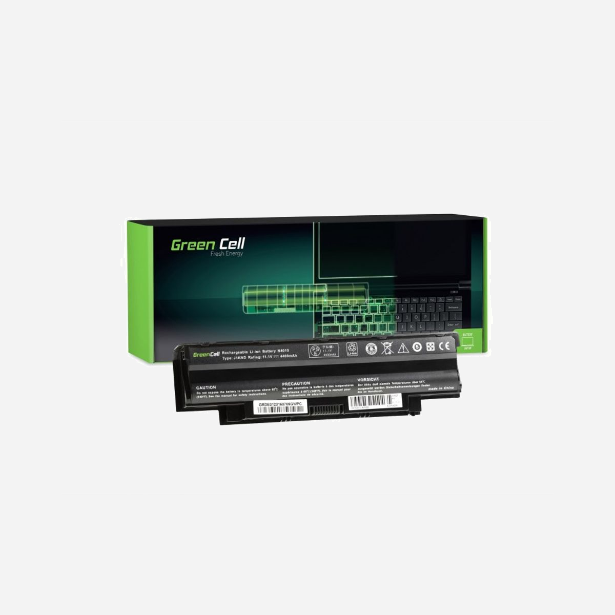 Green Cell DE01 Batterie Li-Ion 4400mAh 11.1V 6 cellules pour DELL Inspiron 15 N5010, 15R N5110, 14R N5110, 3550 & Vostro 3550 - Green Cell DE01. Type: Batterie, Compatibilité de marque: DELL, Compatibilité: Inspiron 15 N5010 15R N5010 N5010 N5110 14R N5110 3550 Vostro 3550