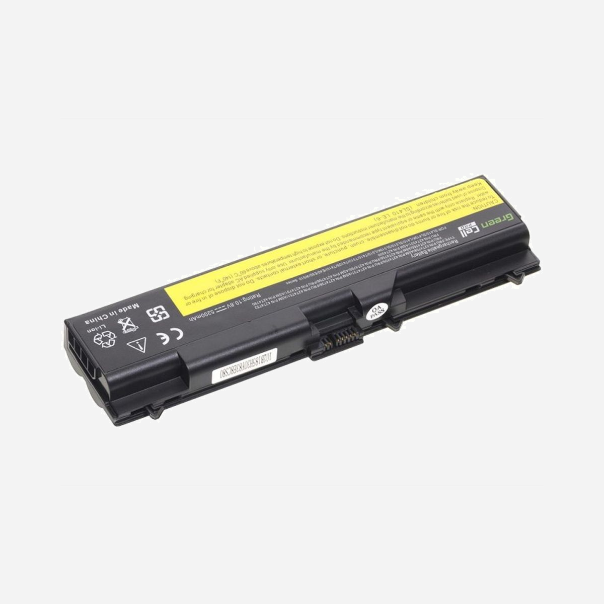 Batterie Green Cell LE05PRO Li-Ion 5200mAh 11.1V 6 Cellules pour IBM Lenovo ThinkPad T410, T420, T510, T520, W510, Edge 14, 15, E525 - Green Cell LE05PRO. Type: Batterie, Compatibilité de marque: IBM, Compatibilité: IBM Lenovo ThinkPad T410 T420 T510 T520 W510 Edge 14 15 E525