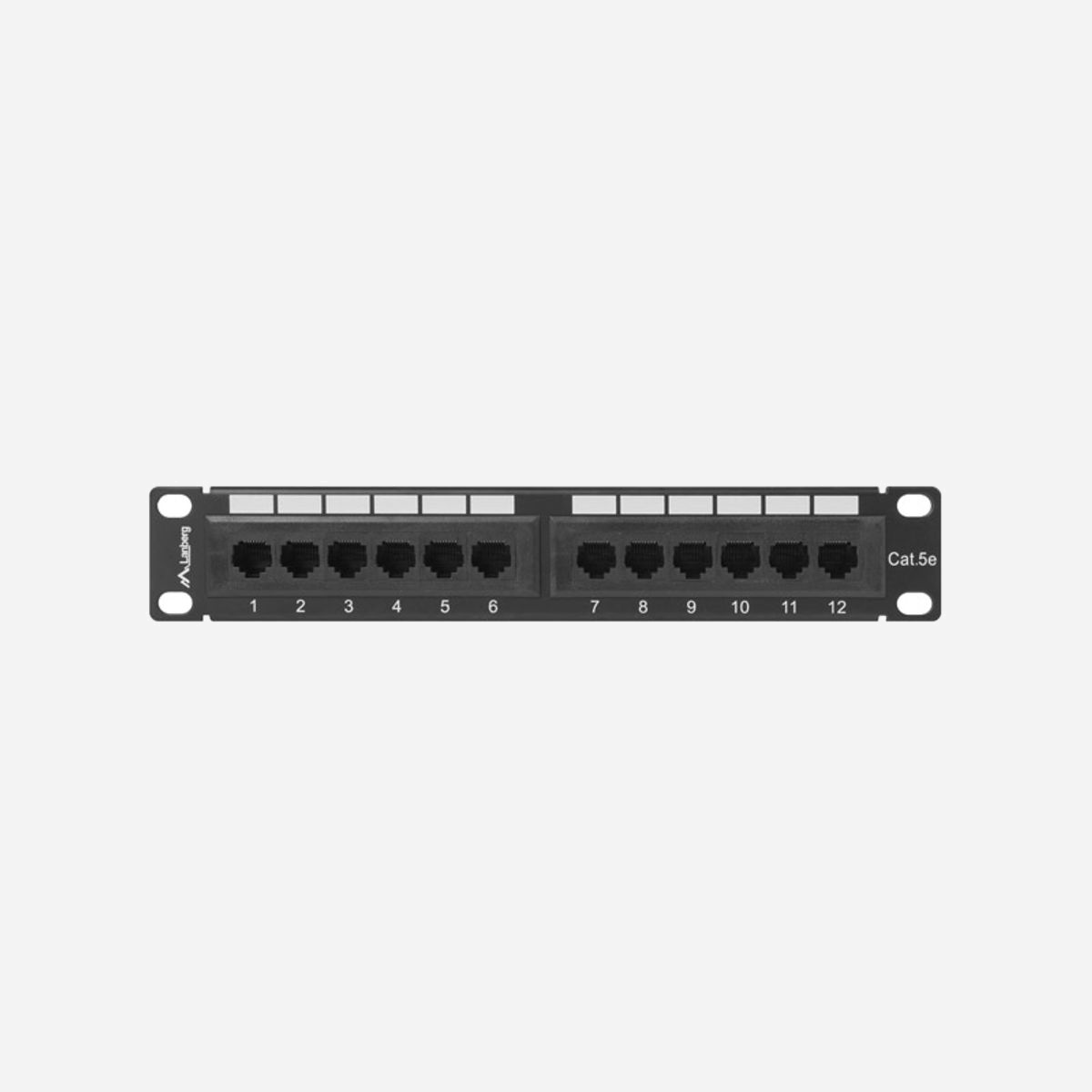 Lanberg PPU5-9012-B Baie de Branchements 1U 12 Ports RJ-45 Cat5/Cat5e Noir Métal Montage Rack 215x44.5x32.5mm Certification T568A/B - Lanberg PPU5-9012-B. Connecteur(s): RJ-45, Types de câbles soutenus: Cat5, Cat5e. Couleur du produit: Noir, Matériel: Métal, Montage: Montage de rack. Certification: T568A/B. Largeur: 215 mm, Hauteur: 44,5 mm, Profondeur: 32,5 mm
