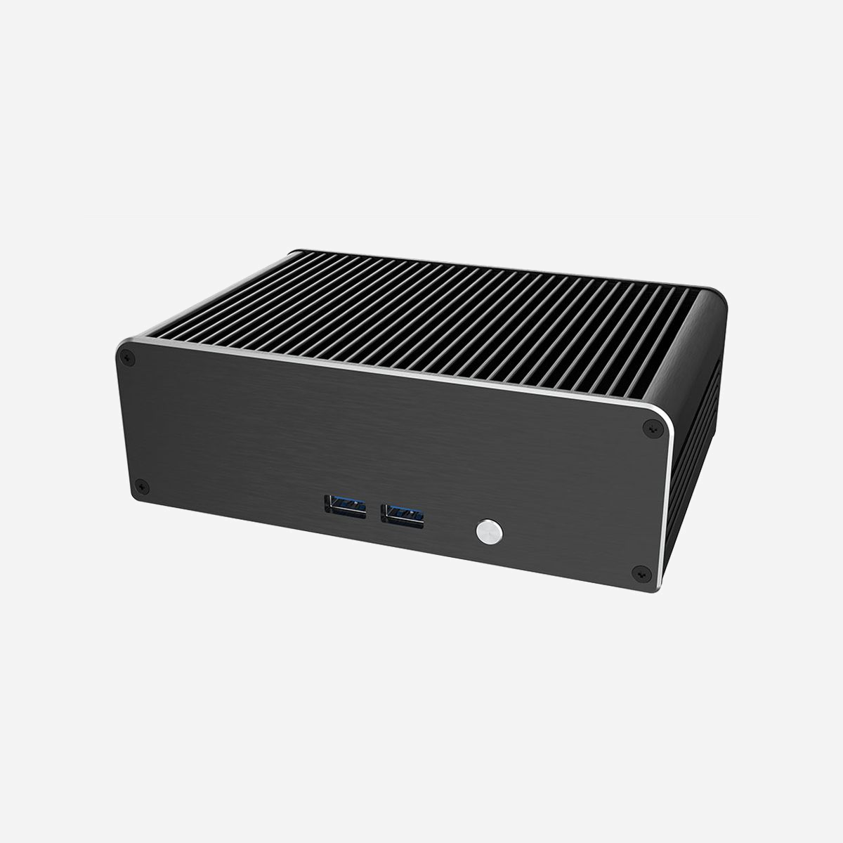Akasa Newton CTN SFF Noir - Boîtier PC Aluminium UCFF, 168.6x113.2x55.5mm, 2x HDMI, 2x USB 2.0, 2x USB 3.2 Gen 2 Type-A, 2x USB 3.2 Gen 2x2 Type-C - Akasa Newton CTN. Format: Small Form Factor (SFF), Type: PC, Couleur du produit: Noir. Largeur: 168,6 mm, Profondeur: 113,2 mm, Hauteur: 55,5 mm