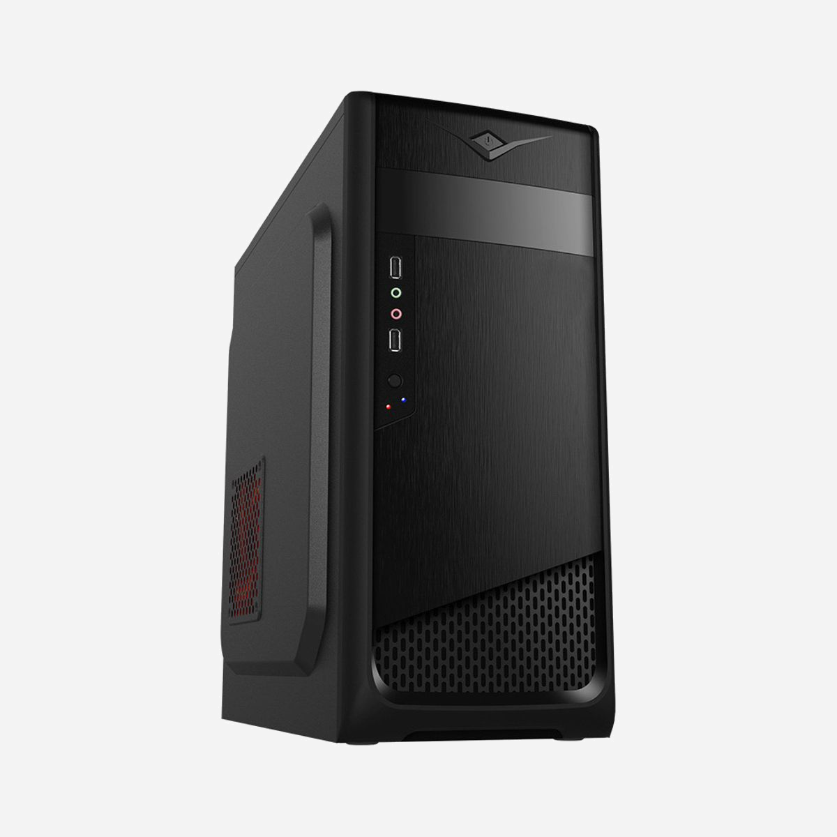 Boîtier PC Akyga AK995BK Midi Tower ATX Noir, Acier/ABS, 3x 3.5", 3x 2.5", 2x 5.25", USB 2.0, Audio In/Out, Ventilateur arrière 120mm supporté, hauteur CPU max 15cm - Akyga ' ak995bk PC"ATX Nero. Format: Midi Tower, Type: PC, Couleur du produit: Noir. Emplacement d'alimentation: Haut. Pris en charge des diamètres des ventilateurs latérals: 120 mm, Pris en charge des diamètres des ventilateurs arrières: 120 mm. Tailles de disques durs supportées: 2.5,3.5". Largeur: 200 mm, Profondeur: 416 mm, Hauteur: 412 mm