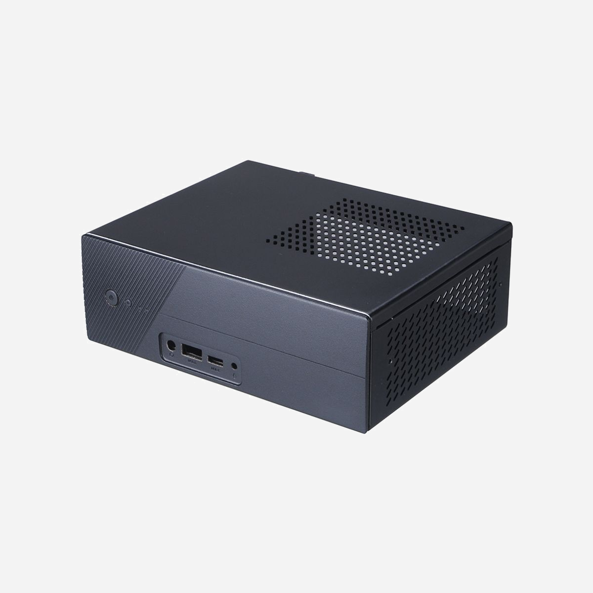 Akasa Cypher ST A-STX04-M2B Boîtier PC Small Form Factor (SFF) Noir, ABS/SGCC, Mini-STX, 2x 2.5", Audio, USB 2.0, Ports Série, 193x153x67mm - Akasa Cypher ST. Format: Small Form Factor (SFF), Type: PC, Couleur du produit: Noir. Tailles de disques durs supportées: 2.5". Largeur: 193 mm, Profondeur: 153 mm, Hauteur: 67 mm