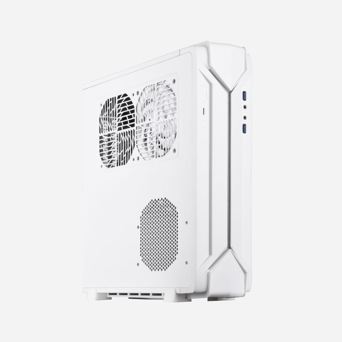 Boîtier PC Silverstone RVZ03-ARGB Blanc, Format Bureau, Mini-ITX/DTX, 3x2.5", 2 Slots, Vent. 120mm, RGB Adressable, 330x350x105mm, Sans Alimentation ATX/PS2 - Le SilverStone RVZ03-ARGB est une nouvelle évolution du boîtier très apprécié RAVEN Z RVZ01-E, au format fin et aux capacités remarquables. Il dispose du même intérieur optimisé offrant de la place pour une alimentation électrique ATX (PS2) standard et prend en charge certaines des cartes graphiques les plus volumineuses du marché avec d'excellentes performances de refroidissement par air. Conçu pour une utilisation verticale ou horizontale, il peut être placé confortablement dans n'importe quel espace restreint qui nécessite un PC puissant. Pour les utilisateurs souhaitant créer un PC à facteur de forme fin avec un supplément de style, l'intégration de l'éclairage adressable RGB et du boîtier de commande du RVZ03-ARGB crée un nouveau chapitre enthousiasmant pour la célèbre gamme de boîtiers d'ordinateurs RAVEN.
