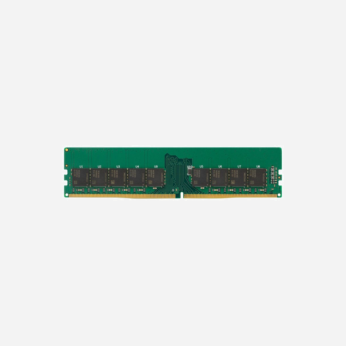 Goodram 32GB DDR4 3200MHz ECC UDIMM 1x32GB CL22 1.2V 288-pin DIMM Module mémoire pour PC/Serveur (W-MEM3200E4D832G) - Goodram 32GB 3200MHz ECC UDIMM W-MEM3200E4D832G. composant pour: PC/serveur, Mémoire interne: 32 Go, Disposition de la mémoire (modules x dimensions): 1 x 32 Go, Type de mémoire interne: DDR4, Fréquence de la mémoire: 3200 MHz, Support de mémoire: 288-pin DIMM, Latence CAS: 22, ECC, Couleur du produit: Vert