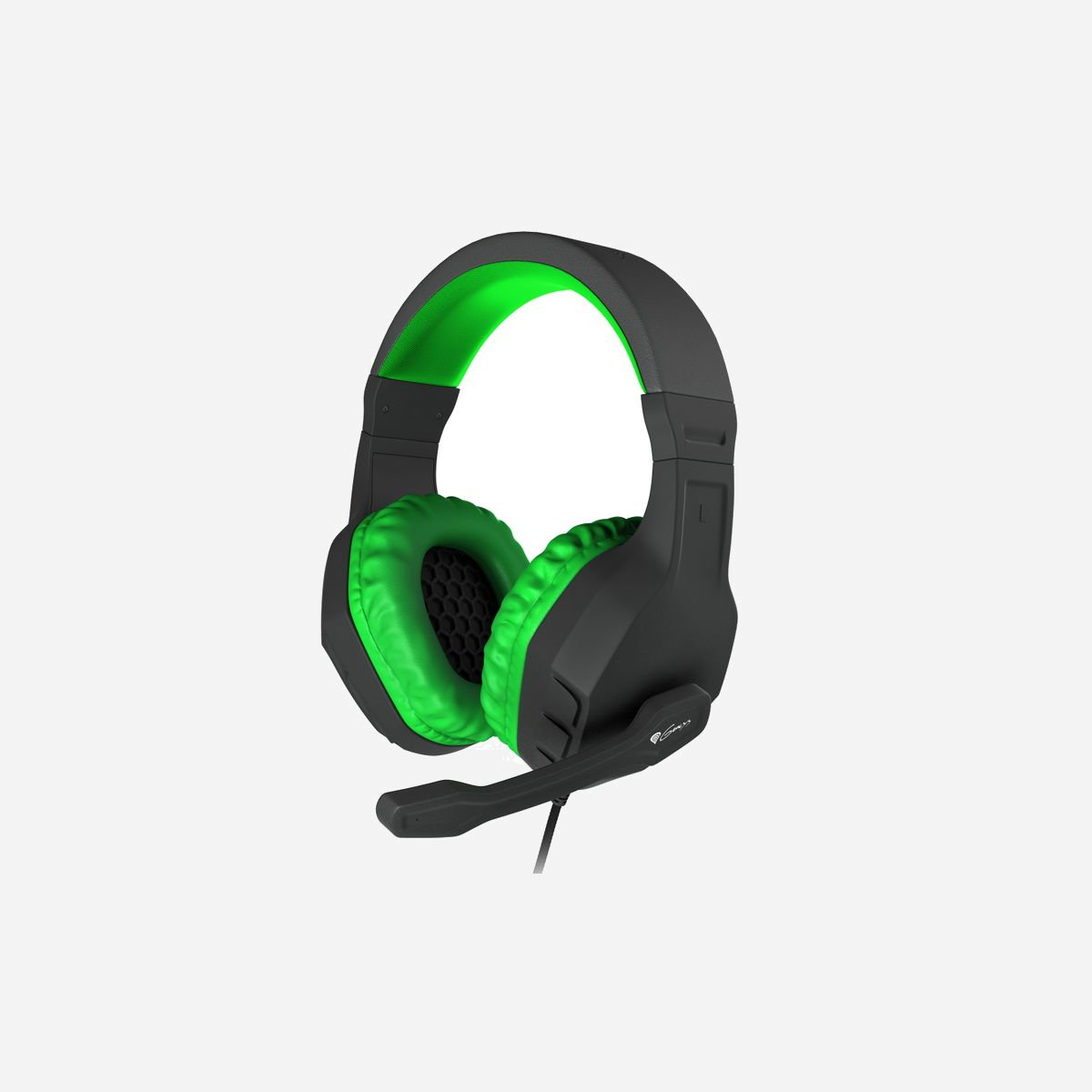 GENESIS Argon 200 Casque Gaming Filaire Arceau Circum-aural Noir/Vert, HP 20-20000Hz, Micro Boom 100-10000Hz, Câble 2.2m, Compatible Windows/macOS - GENESIS Argon 200. Type de produit: Casque. Technologie de connectivité: Avec fil. Utilisation recommandée: Gaming. Fréquence des écouteurs: 20 - 20000 Hz. Longueur de câble: 2,2 m, Couleur du produit: Noir, Vert