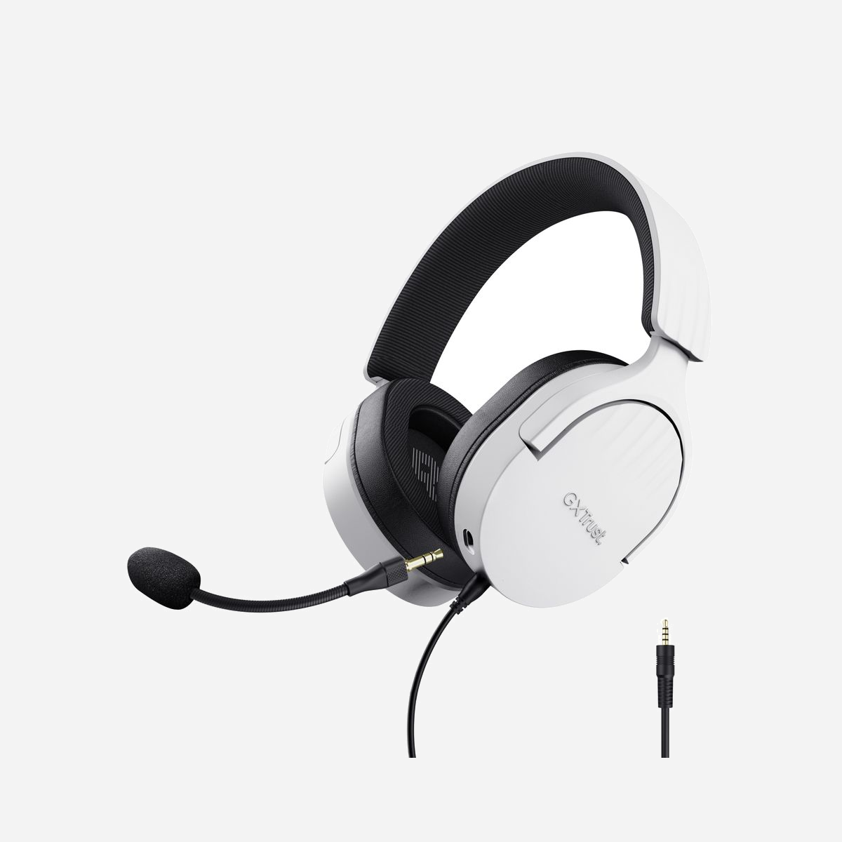 Trust GXT 489W Fayzo Casque Gaming Filaire Noir/Blanc - Haut-parleurs 50mm, Micro Amovible, Connecteur 3.5mm, Câble 1.2m, 20-20000Hz - <b>À vos casques, prêt, feu, partez</b><br>À la recherche du confort avec le casque gaming multiplateforme Fayzo. Conception légère, coussinets souples en maille filet/similicuir, arceau réglable renforcé de métal et oreillettes pivotantes : ce micro-casque vous assure une expérience de gaming inégalée.<br><br><br><b>En haut de la courbe</b><br>Qu’est-ce qui rend ce micro-casque si spécial ? En plus d’offrir le meilleur son de gaming de tous les temps, sa composition écologique à base de 35% de plastique recyclé en fait un partenaire idéal pour un gaming plus durable. <br><br><br><b>Boostez votre son</b><br>Envie de découvrir ce que cela ferait d’être à l’intérieur de votre jeu préféré ? Eh bien, n’attendez plus ! Avec des haut-parleurs puissants de 50 mm, le son incomparable du Fayzo vous propulsera au cœur de l’action. <br><br><br><b>Assouplissez votre voix</b><br>Menez votre coéquipier vers la victoire, partie après partie, avec ce micro-casque. Grâce à un microphone souple amovible, vous communiquez aisément avec vos amis ou profitez du calme en l’enlevant.<br><br><br><b>Montez le son, coupez le son</b><br>Optimisez votre expérience audio grâce au réglage du volume et au bouton de coupure du microphone faciles d’accès sur l’oreillette. Pour entendre ou vous faire entendre, ce micro-casque vous offre toutes les options possibles !
