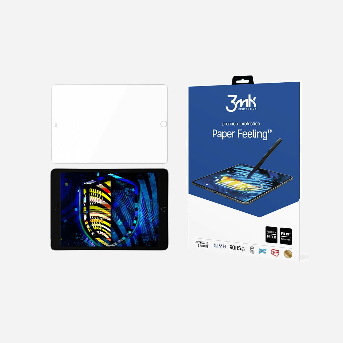 Film de protection d'écran 3MK Paper Feeling pour iPad 10.2" 8ème/9ème génération - Pack de 2 unités - Référence 5903108449045 - 3MK Paper Feeling. Compatibilité: iPad 10.2' 8gen/9gen. Quantité: 2 pièce(s)