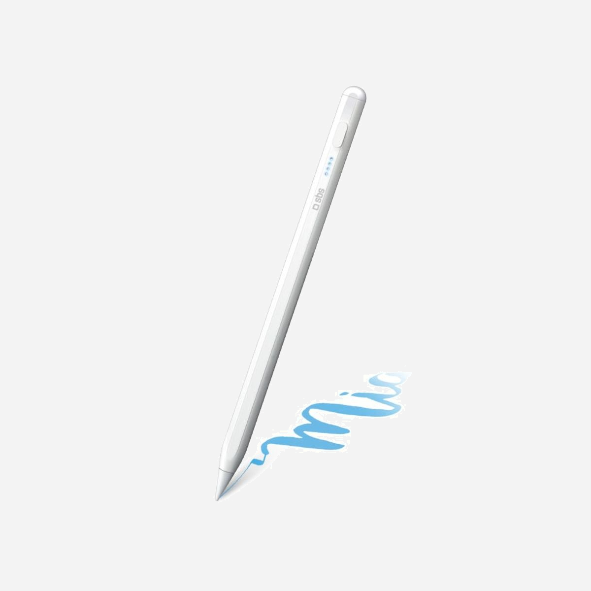 SBS Stylet pour iPad TESTYLUSCAPW Blanc - Compatible iPad (6/7 gen), iPad Air (3 gen), iPad Mini 5, iPad Pro 11/12.9" (2018/2020), Batterie 12h, Palm Rejection, USB-C - ÉCRIRE SUR VOTRE IPAD SERA AUSSI FACILE QU'ÉCRIRE SUR DU PAPIER<br><br>Le stylet universelest l'accessoire idéal si vous utilisez votre iPad pour prendre des notes, écrire ou dessiner. Allumez-le d'une simple pression pour utiliser ses nombreuses fonctionnalités : vous avez jusqu'à 12 heures d'autonomie. Utilisez votre iPad comme un carnet de notes.<br><br>À l'intérieur de l'emballage, vous trouverez également une pointe de rechangepour remplacer celle qui est fournie lorsqu'elle est usée.<br><br>MÊME EN POSANT VOTRE POIGNET SUR L'ÉCRAN, VOUS N'AUREZ JAMAIS DE BAVURES<br><br>Ce styletdispose de la fonction Palm Rejection: écrivez facilement sur l'iPad même avec votre poignet posé sur l'écran. Ne limitez pas votre créativité. <br><br>INCLINEZ LE STYLET POUR OBTENIR DES LIGNES PLUS FINES OU PLUS ÉPAISSES<br><br>Inclinez le stylet à 45°, 60° ou 90°pour tracer des lignes de différentes épaisseurs. Dessinez des formes et des portraits aussi fidèlement que vous le feriez sur une feuille de papier.<br><br>IL EST MAGNÉTIQUE : IL SE FIXE SUR LE CÔTÉ DE VOTRE IPAD<br><br>Grâce à ss parties magnétiques, il peut être fixé sur le côté de l'iPad. Ainsi, vous pouvez l'avoir à portée de mainpour écrire et dessiner où que vous soyez.<br><br>AVEC LE CÂBLE DE CHARGE USB-C, IL EST PRÊT À ÊTRE RÉUTILISÉ EN 30 MINUTES<br><br>Une fois déchargé, connectez le stylet pour iPad à une source d'alimentation telle qu'une batterie externe ou un chargeur secteur via le câble USB - USB-Cinclus. En seulement 30 minutesla batterie sera à nouveau à 100 %. Grâce à la LED d'état, vous aurez toujours le niveau de la batterie à portée de main.