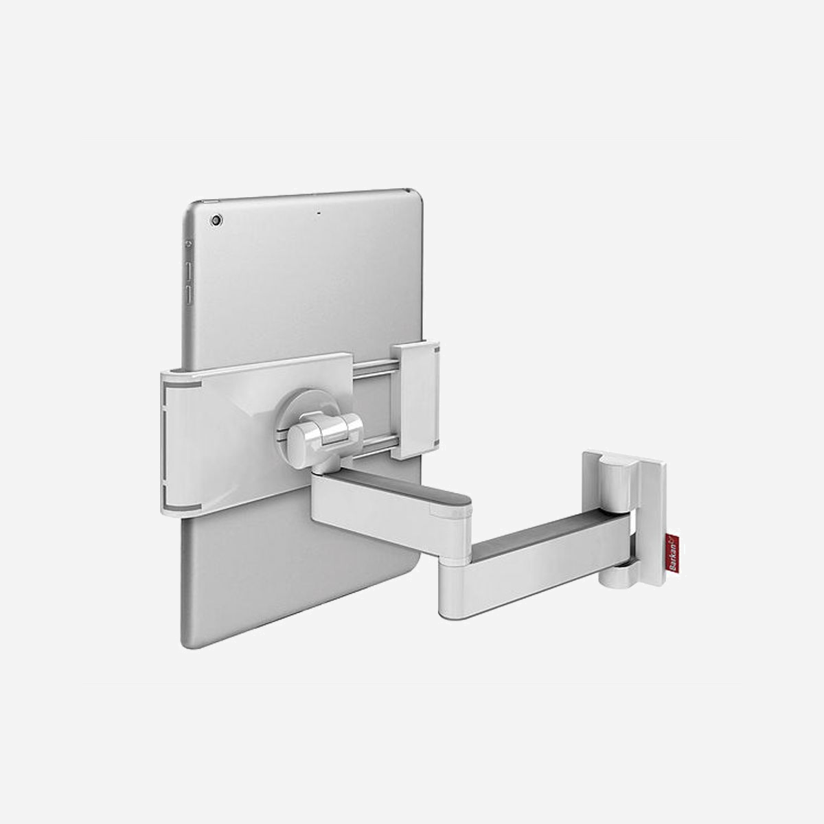 Barkan Mounting Systems T54 Support Actif Tablette/UMPC Blanc 7-12" (17.8-30.5cm) Clamp, Inclinaison -20°/+90°, Rotation/Pivot 360° - Barkan Mounting Systems T54. Type d'appareil mobile: Tablette / UMPC, Type: Support actif, Usage adapté: Intérieure, Couleur du produit: Blanc