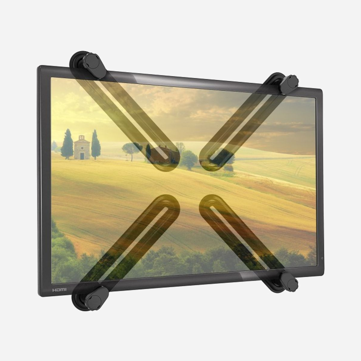 Support écran Techly ICA-LCD-VESA-M100 noir pour écran 13" à 27", montage sur poteau, VESA 75x75/100x100, charge max. 8kg - Techly ICA-LCD VESA-M100. Capacité de charge maximale: 8 kg, Taille minimale de l'écran: 33 cm (13"), Taille maximale de l’écran: 68,6 cm (27"), Compatibilité interface de montage (min): 75 x 75 mm, Compatibilité interface de montage (max): 100 x 100 mm. Couleur du produit: Noir