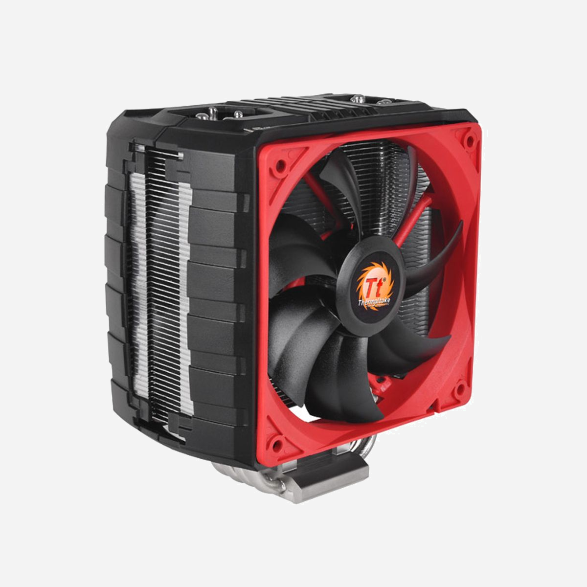 Thermaltake NIC C4 - Refroidisseur CPU 120mm (CL-P0607), Socket AM2/AM3/FM1, 1000-2000 RPM, 99.1 CFM, 20-39.9 dB, Caloducs 6mm, Aluminium/Cuivre - Thermaltake NIC C4. Type: Refroidisseur, Diamètre du ventilateur: 12 cm, Vitesse de rotation (min): 1000 tr/min, Vitesse de rotation (max): 2000 tr/min, Pression d'air maximale: 2,99 mmH2O. Tension: 12 V. Largeur: 120 mm, Profondeur: 120 mm, Hauteur: 25 mm