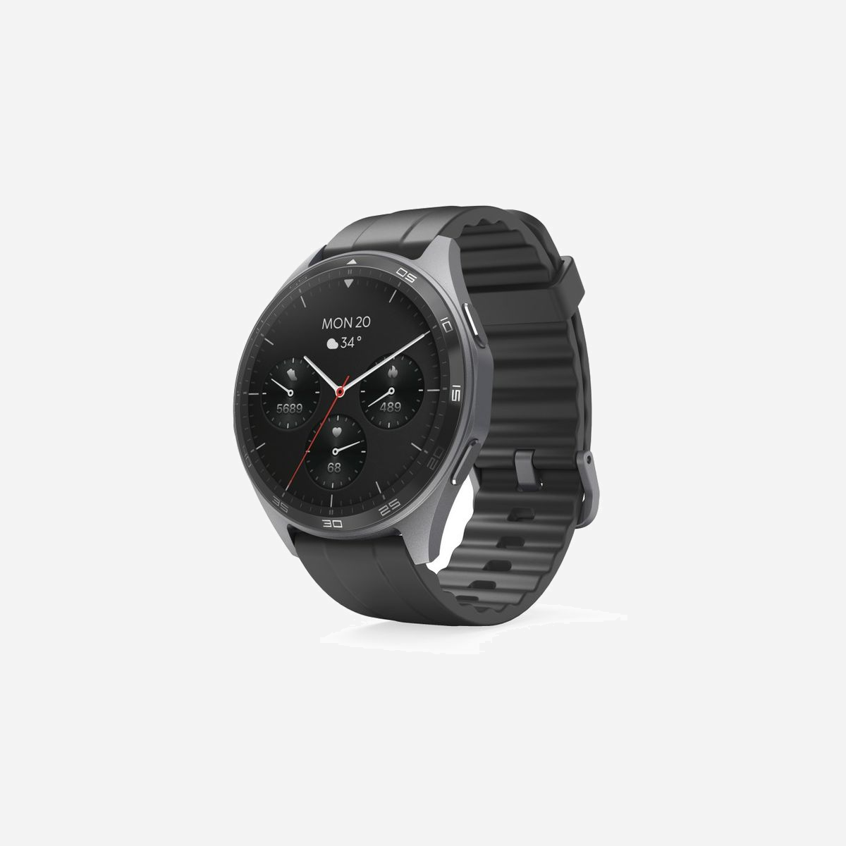 Hama 7010 Smartwatch - Écran AMOLED 1.43" (3.63cm) Tactile, Luminosité 450 cd/m², Autonomie 8 jours, Étanchéité 3m, Bracelet Noir - Hama 7010. Taille de l'écran: 3,63 cm (1.43"), Technologie d'affichage: AMOLED, Écran tactile. Humidité : étanche jusqu'à: 3 m, Couleur du bracelet: Noir