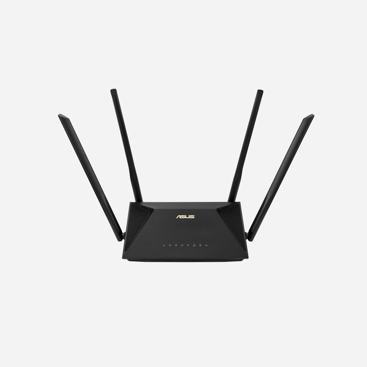 ASUS RT-AX53U Routeur Wi-Fi 6 Bi-bande Gigabit Ethernet, 802.11ax, 1 Port LAN, 1 Port USB 2.0, MU-MIMO, WPA3, Serveur VPN, DDNS, Compatible 3G/4G - ASUS RT-AX53U. Type de connexion WAN: RJ-45. Bande Wi-Fi: Bi-bande (2,4 GHz / 5 GHz), Norme Wi-Fi: Wi-Fi 6 (802.11ax), Standards wifi: 802.11a, 802.11b, 802.11g, Wi-Fi 4 (802.11n), Wi-Fi 5 (802.11ac), Wi-Fi 6 (802.11ax). Type d'interface LAN Ethernet: Gigabit Ethernet, LAN Ethernet : taux de transfert des données: 10,100,1000 Mbit/s, Technologie de cablâge: 10/100/1000Base-T(X). Algorithme de sécurité soutenu: SSH, WPA, WPA2, WPA2-Enterprise, WPA3. Type de produit: Routeur, Couleur du produit: Noir, Voyants: LAN, Énergie, USB, WAN