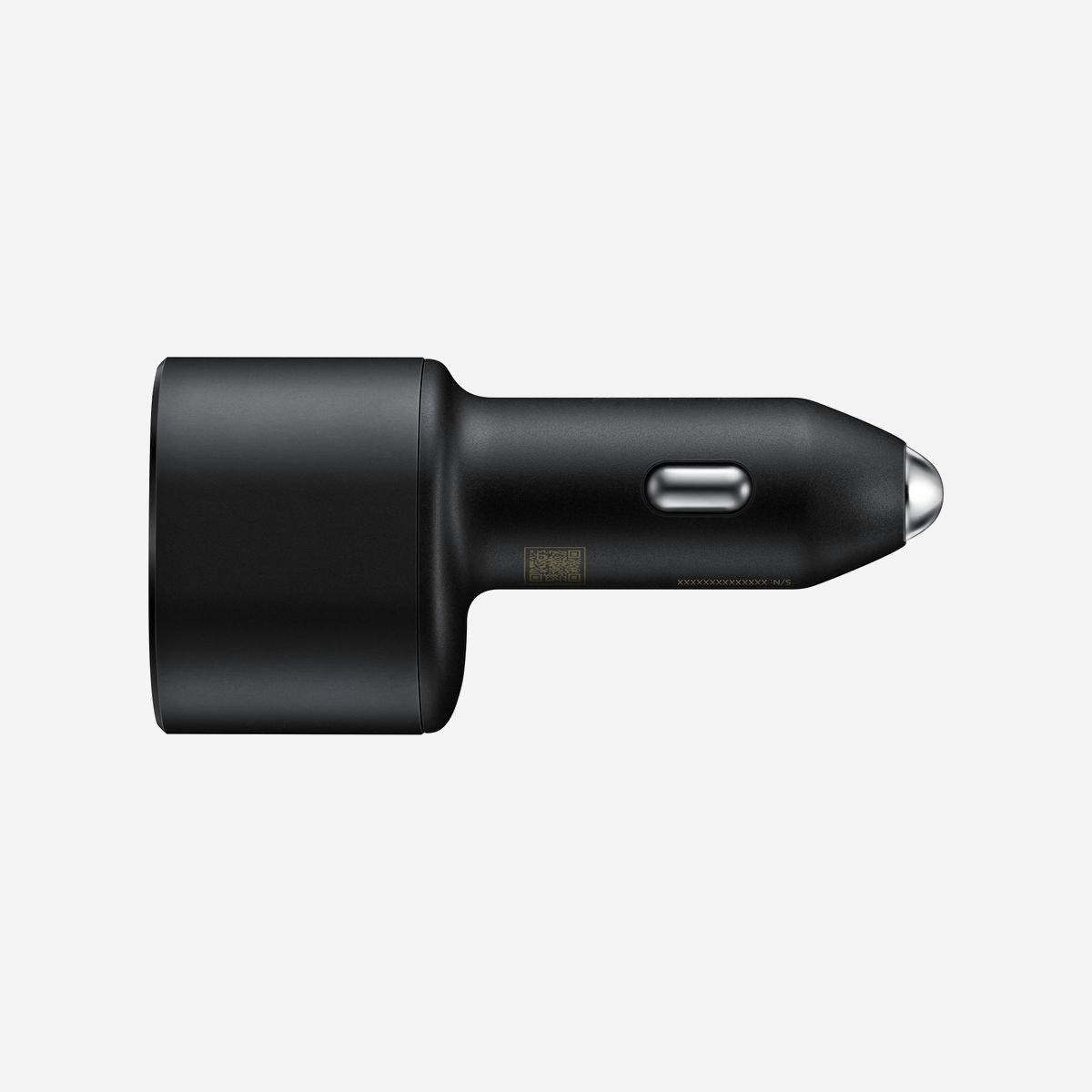 Chargeur Auto Samsung EP-L5300XBEGWW Universel 1 Port USB-C + 1 Port USB-A, 60W, 5-20V/3A, Charge Rapide, Câble USB-C vers USB-C 1m, Noir - Samsung EP-L5300XBEGWW. Type de chargeur: Auto, Type de source d'alimentation: Allume-cigare, Compatibilité de chargeur: Universel. Tension d'entrée: 12 V, Tension de sortie (max): 20 V, Courant de sortie de l'adaptateur secteur: 3 A. Quantité de ports USB de type C: 1, Charge rapide. Longueur de câble: 1 m, Couleur du produit: Noir