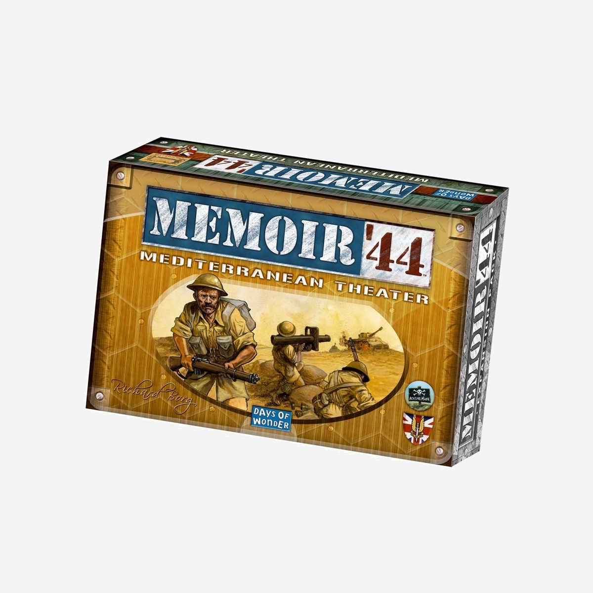 Asmodee Memoir 44: Mediterranean Theater - Jeu de société, 2 joueurs min, Âge recommandé 8+, Dimensions colis 242x58x164mm, Poids 600g - DOW730010 - Asmodee Memoir 44: Mediterranean Theater. Type de produit: Jeu de société, Age recommandé (min): 8 an(s)