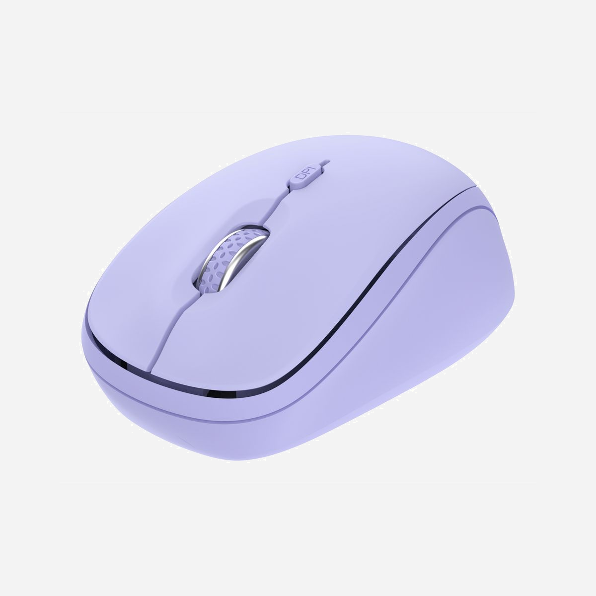 Souris sans fil Trust Yvi+ 25583: Optique 1600 DPI, 3 boutons, Triple Connectivité (2.4GHz, Bluetooth 3.0/5.0), Ambidextre, Violet, Autonomie 12 mois, Windows/macOS/Android/ChromeOS. - <b>Connexion assurée</b><br>La souris Yvi+ vous offre une flexibilité inégalée, passant d’un appareil à l’autre sans effort. Avec sa triple connectivité sans fil 2,4 GHz, Bluetooth 3.0 et Bluetooth 5.0, elle s’adapte parfaitement à toutes vos exigences professionnelles ou ludiques.<br><br><b>Le clic propre</b><br>Notée 4 étoiles par Clevergreen, la Yvi+ illustre l’engagement envers un avenir plus durable, composée de 75 % de plastique recyclé et conditionnée sans plastique.<br><br><b>Tenez la distance </b><br>Sa portée sans fil étendue à 8 mètres et son autonomie de batterie jusqu’à 12 mois assurent une expérience utilisateur sans contrainte. Prêt à fêter votre anniversaire et celui de votre souris ?<br><br><b>Petit format, grands résultats</b><br>Son format compact et ses boutons silencieux cultivent une atmosphère calme, améliorant ainsi votre concentration et efficacité. En outre, la Yvi+ est équipée d’un sélecteur de vitesse ajustable entre 800 et 1600 DPI, simplifiant chaque action avec précision.
