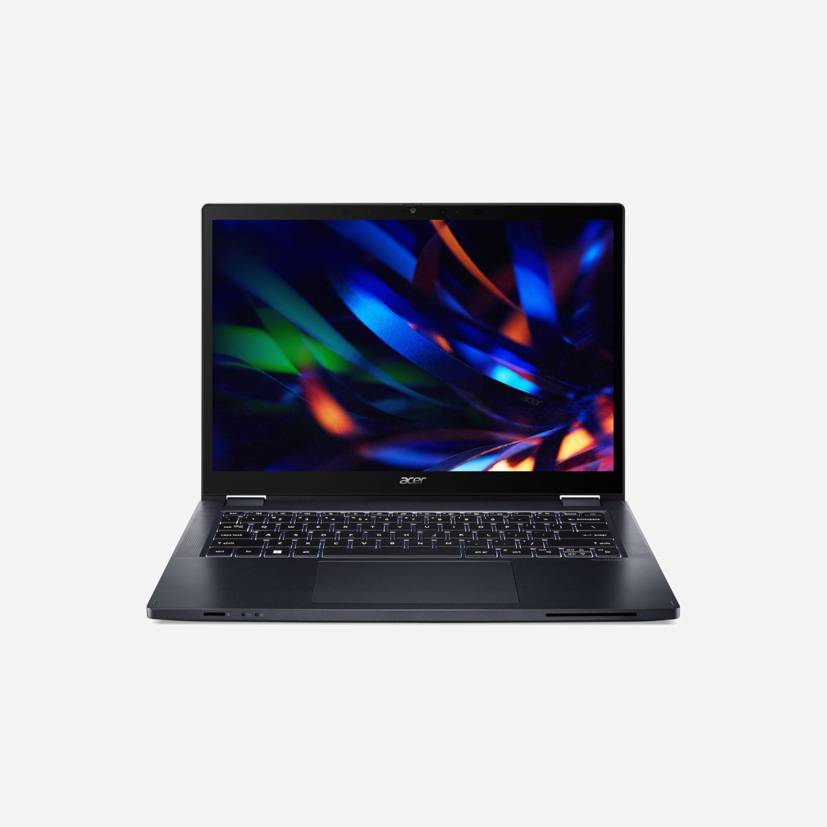 Acer TravelMate TMP414RN-53 - Hybride 2-en-1 - Intel Core i7-1355U, 16Go DDR4, SSD 512Go NVMe PCIe 4.0, Écran 14" WUXGA IPS, Intel Iris Xe Graphics, Windows 11 Pro, Bleu - Acer TravelMate TMP414RN-53-TCO-71XJ. Type de produit: Hybride (2-en-1), Format: Convertible (pliable). Famille de processeur: Intel® Core™ i7, Modèle de processeur: i7-1355U. Taille de l'écran: 35,6 cm (14"), Type HD: WUXGA, Résolution de l'écran: 1920 x 1200 pixels. Mémoire interne: 16 Go, Type de mémoire interne: DDR4-SDRAM. Capacité totale de stockage: 512 Go, Supports de stockage: SSD. Modèle d'adaptateur graphique inclus: Intel Iris Xe Graphics. Système d'exploitation installé: Windows 11 Pro. Couleur du produit: Bleu. Poids: 1,4 kg