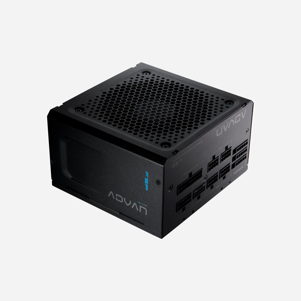 Alimentation FSP ADVAN-750GM 750W ATX 80 PLUS Gold 20+4 pin avec câbles 60cm (ATX) / 70cm (PCIe) et ventilateur 12cm actif pour PC - FSP ADVAN-750GM. Puissance totale: 750 W, Tension d'entrée AC: 100 - 240 V, Courant d'entrée: 5 A. Connecteur de la carte mère: 20+4 pin ATX, Longueur de câble d'alimentation de carte-mère: 60 cm, Longueur du câble d'alimentation PCI Express: 70 cm. Utilité: PC, Facteur de forme de l'unité d'alimentation: ATX, Certification 80 PLUS: 80 PLUS Gold. Couleur du produit: Noir, Type de refroidissement: Actif, Diamètre du ventilateur: 12 cm. Largeur: 150 mm, Profondeur: 140 mm, Hauteur: 86 mm