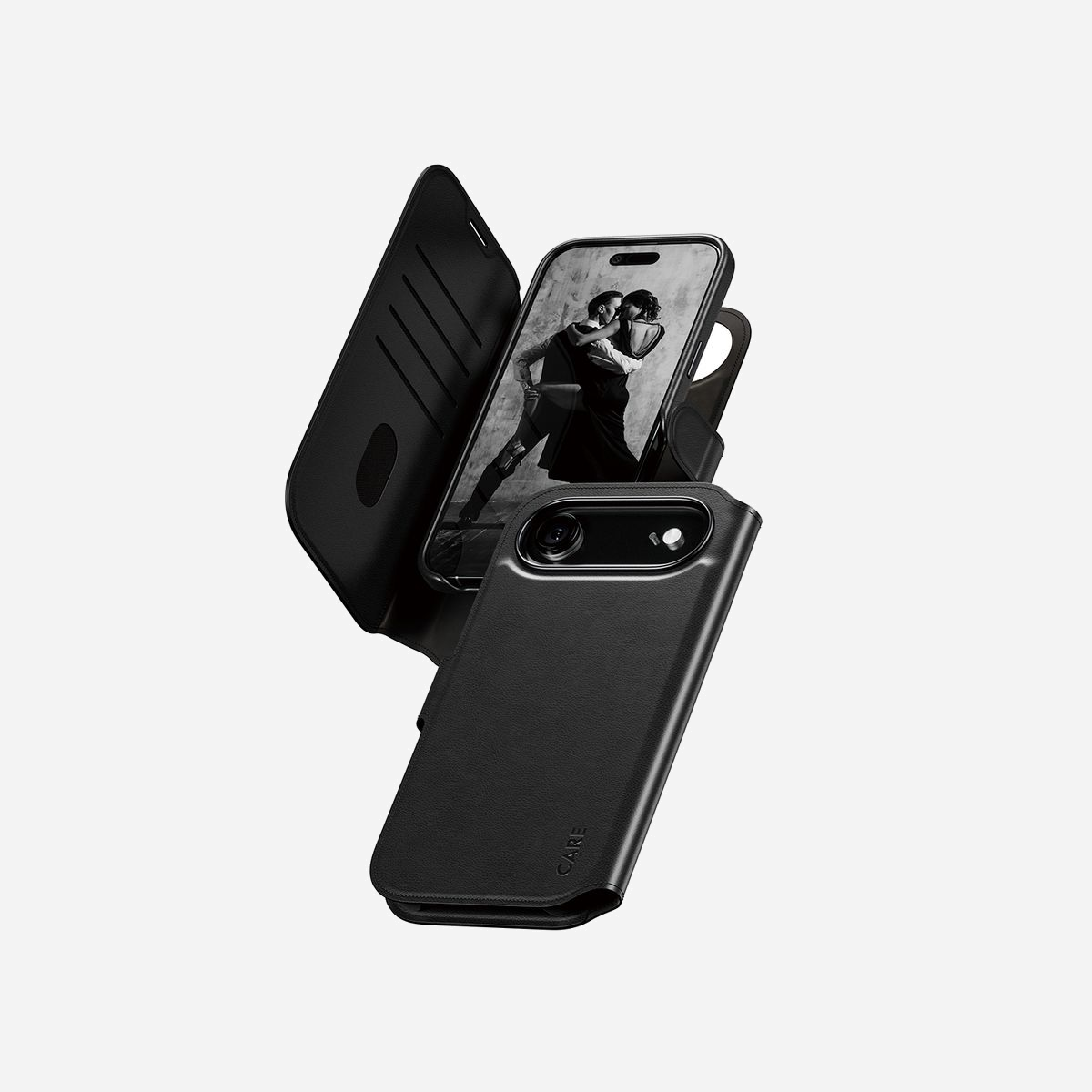 PanzerGlass CARE Feature Case Tango Two-in-One Wallet MagSafe Noir pour iPhone Air : Housse de protection antichoc, 88x165x14mm, 114g - PanzerGlass CARE by ® Feature Case Tango Two-in-One Wallet w. MagSafe iPhone Air. Type d'étui: Housse, Compatibilité de marque: Apple, Compatibilité: Apple - iPhone Air, Couleur du produit: Noir