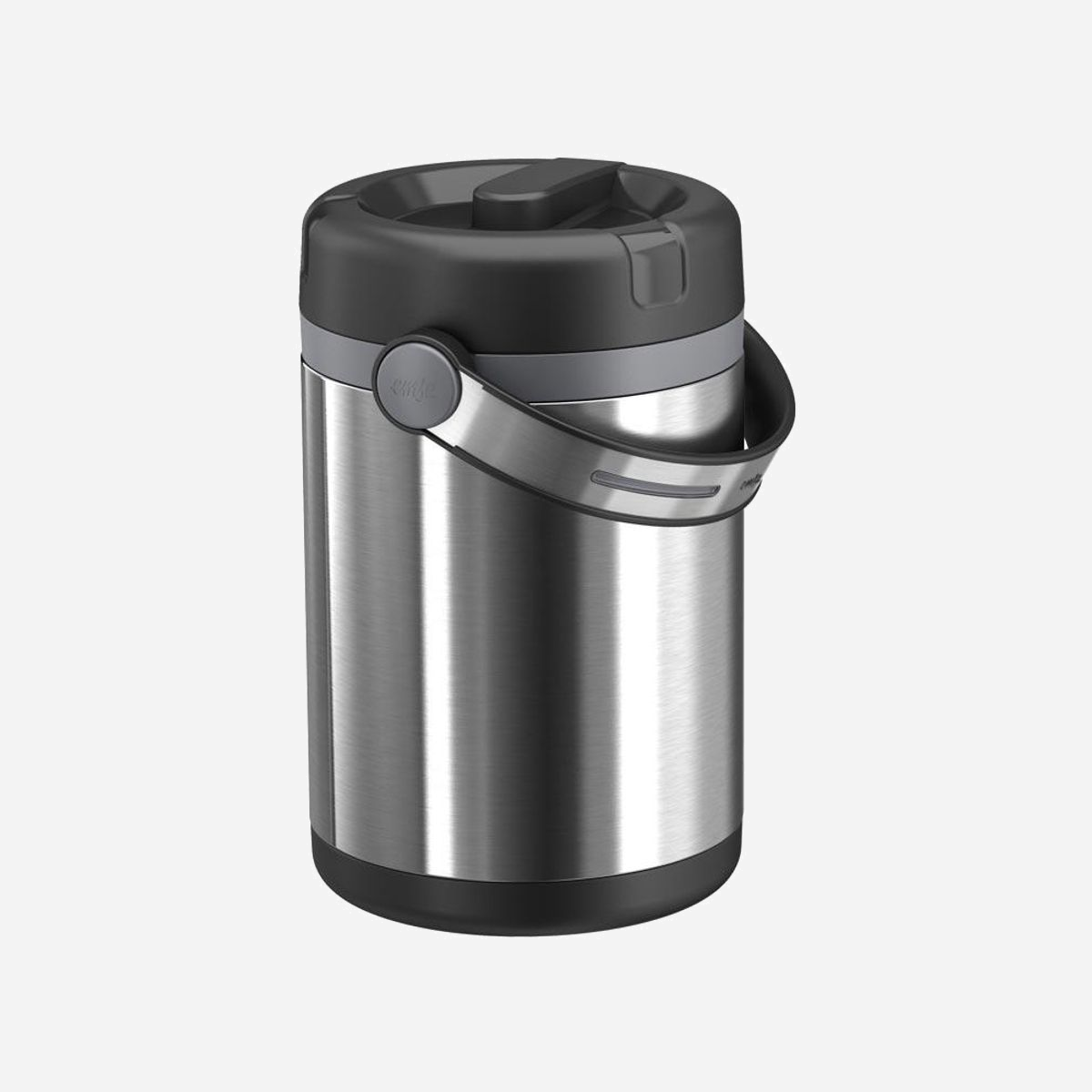 EMSA Isotherme 509245 : Récipient Alimentaire 1.7L Anthracite/Noir/Inox, Double Paroi, Maintien 6h Chaleur/12h Frais, Conteneurs Intérieurs, Portable - - Design moderne<br>- Avec ampoule sous vide en inox à double paroi<br>- 100 % hermétique<br>- Intègre un ou deux récipients alimentaires intérieurs<br>- Robustesse absolue