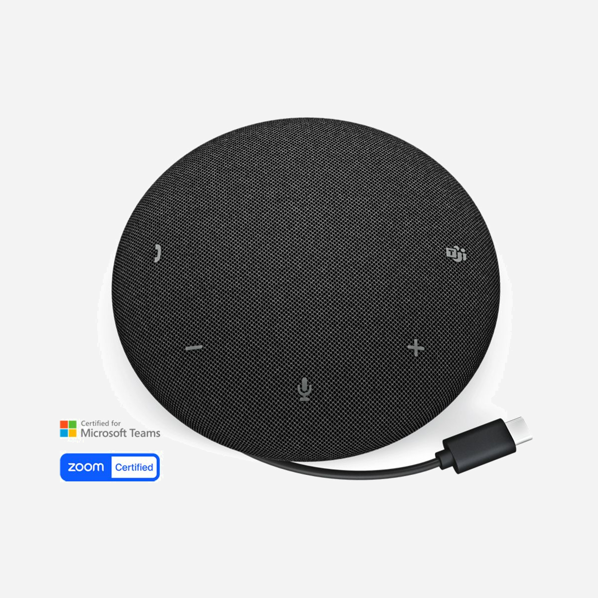 DELL SP325-EMEA Haut-parleur USB-C Filaire, IP64, 3.2W, 90-20000Hz, 4 Micros Omnidirectionnels -37dB, Windows/macOS/Linux, câble 0.75m - Notre haut-parleur filaire allie portabilité, connectivité fiable et microphones antibruit bidirectionnels basée par l’IA pour un audio clair et sans distraction où que vous soyez : à la maison, dans un espace de travail partagé ou en déplacement.