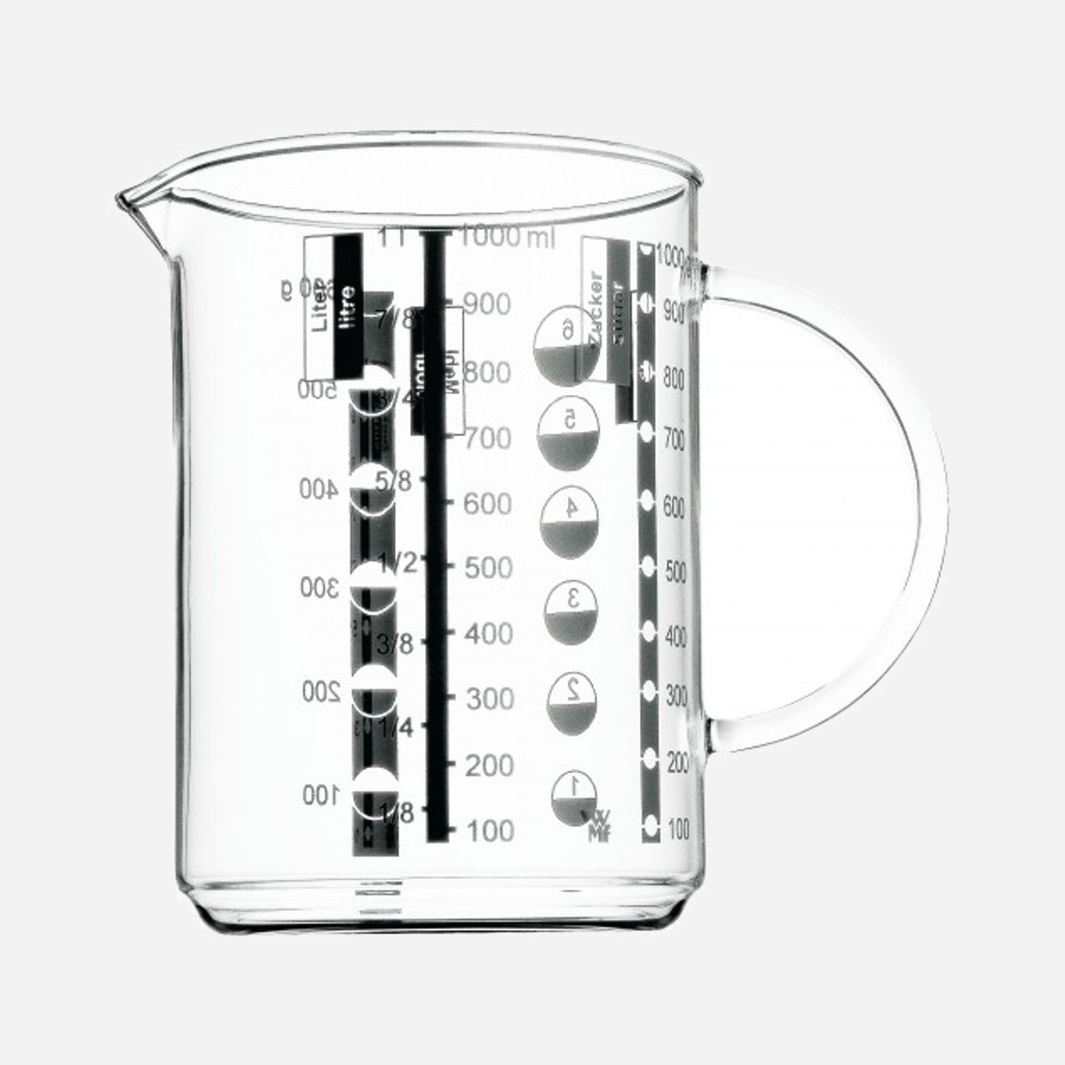 WMF 06.0597.2000 Récipient 1L en Verre – Volume 1 Litre, Matériau Verre, Vendu à l'unité – Référence Fabricant WMF 0605972000 - WMF 0605972000. Volume: 1 L, Matériel: Verre. Quantité: 1 pièce(s)