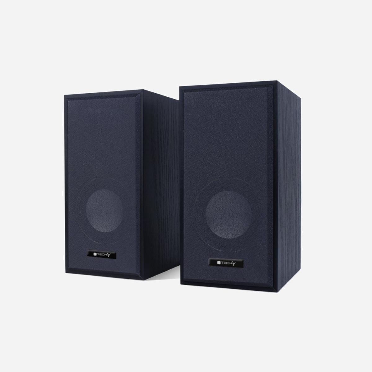 Techly ICC-SP-320WTY Enceintes 2.0, 6W RMS, 90-20000Hz, 4 Ohm, Connexion filaire USB Type-A & 3.5mm, Bois/Plastique, Noir - Techly ICC SP-320WTY. Utilisation recommandée: Universel. Nombre de lecteurs: 2. Technologie de connectivité: Avec fil. Puissance évaluée de RMS: 6 W, Gamme de fréquence: 90 - 20000 Hz, Impédance: 4 Ohm. Couleur du produit: Noir