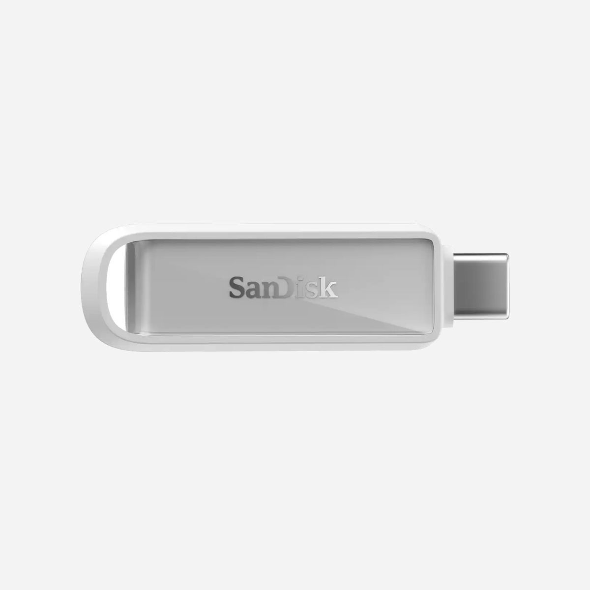 SanDisk Phone Drive 512 Go USB Type-C 3.2 Gen 1, 150 Mo/s, Blanc, Sans capuchon, 53.3x16x9.65mm, 5.38g - SanDisk Phone Drive. Capacité: 512 Go, Interface de l'appareil: USB Type-C, Version USB: 3.2 Gen 1 (3.1 Gen 1), Vitesse de lecture: 150 Mo/s. Format: Sans capuchon. Poids: 5,38 g. Couleur du produit: Blanc
