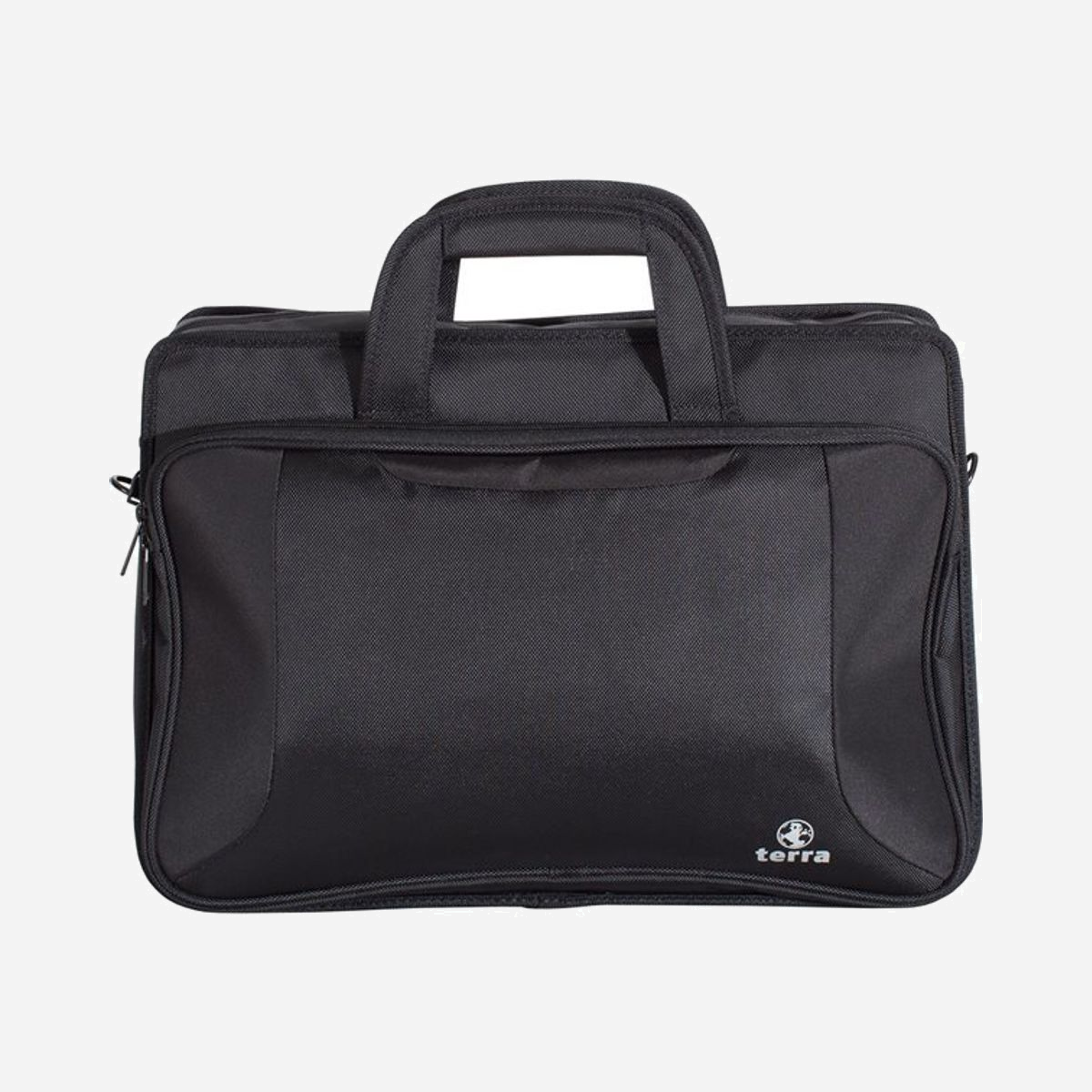TERRA PRO817 Sacoche Noire Monochromatique pour Ordinateur Portable jusqu'à 17.3" (43.9cm) en Polyester, Poignée et Sangle d'Épaule - Réf: 1519276 - TERRA PRO817. Taille maximale de l’écran: 43,9 cm (17.3"), Portable à là main, Sangle épaule, Coloration de surface: Monochromatique